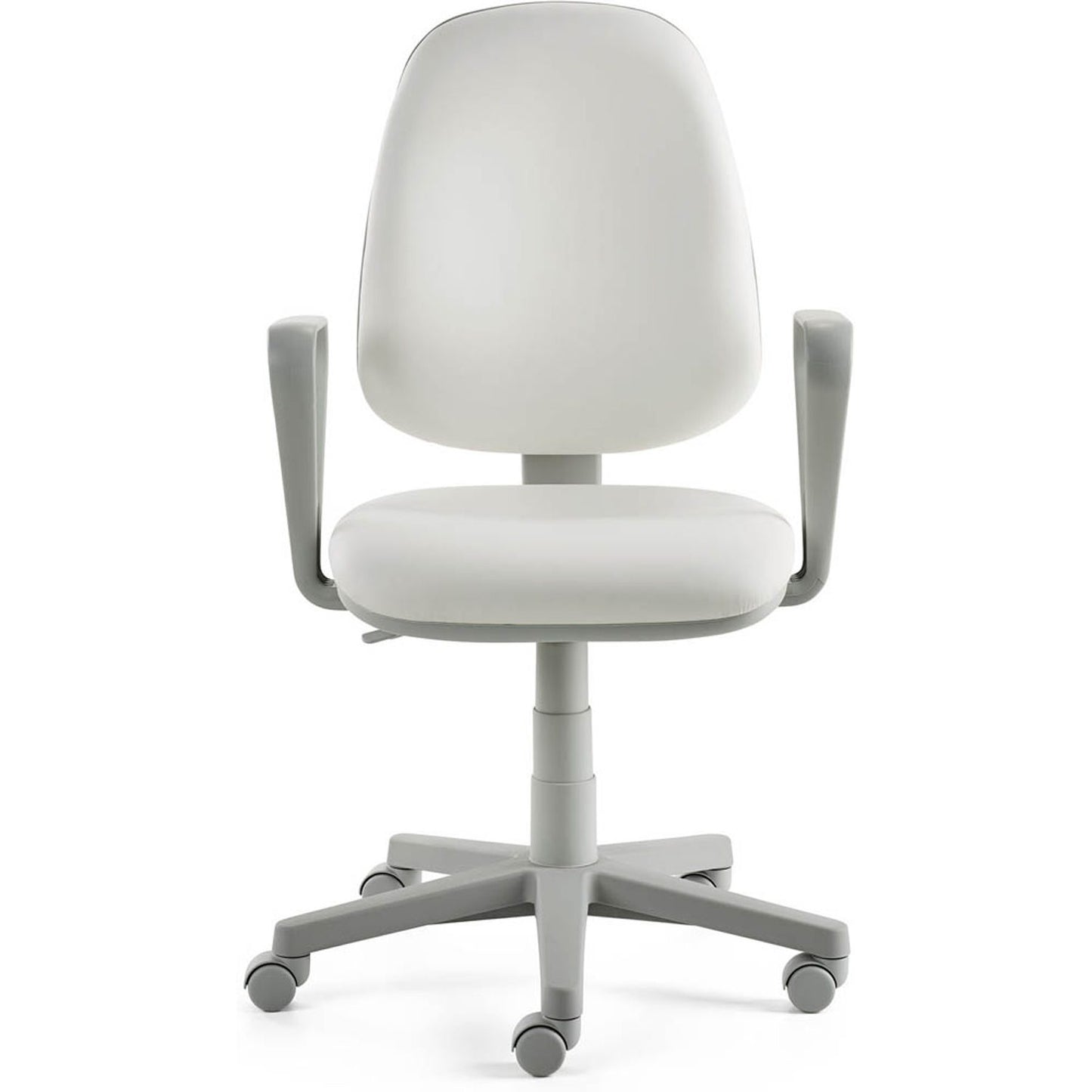 Mayer Bürostuhl myALPHA Kunstleder weiß, Gestell grau | 2211 G A 30 582