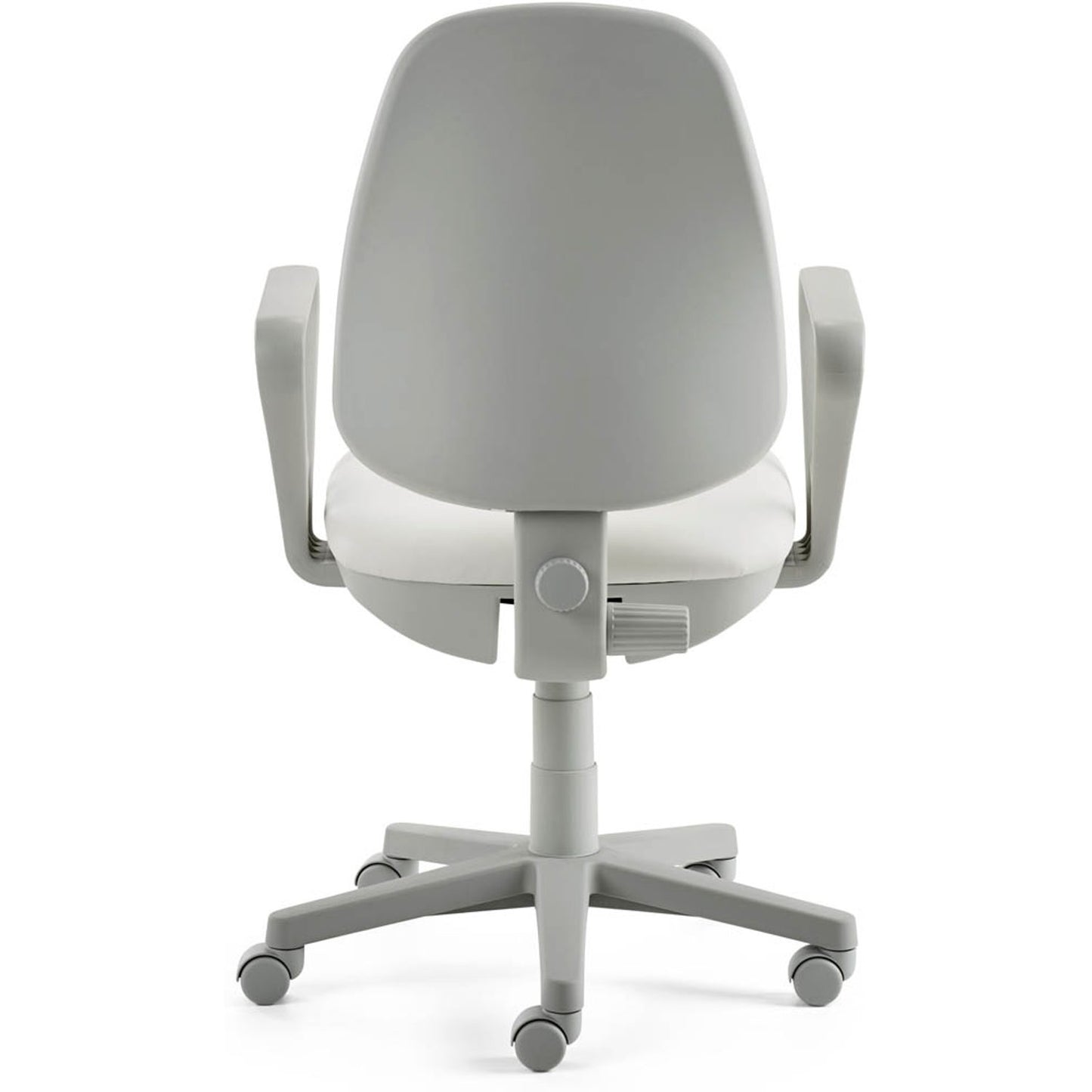 Mayer Bürostuhl myALPHA Kunstleder weiß, Gestell grau | 2211 G A 30 582