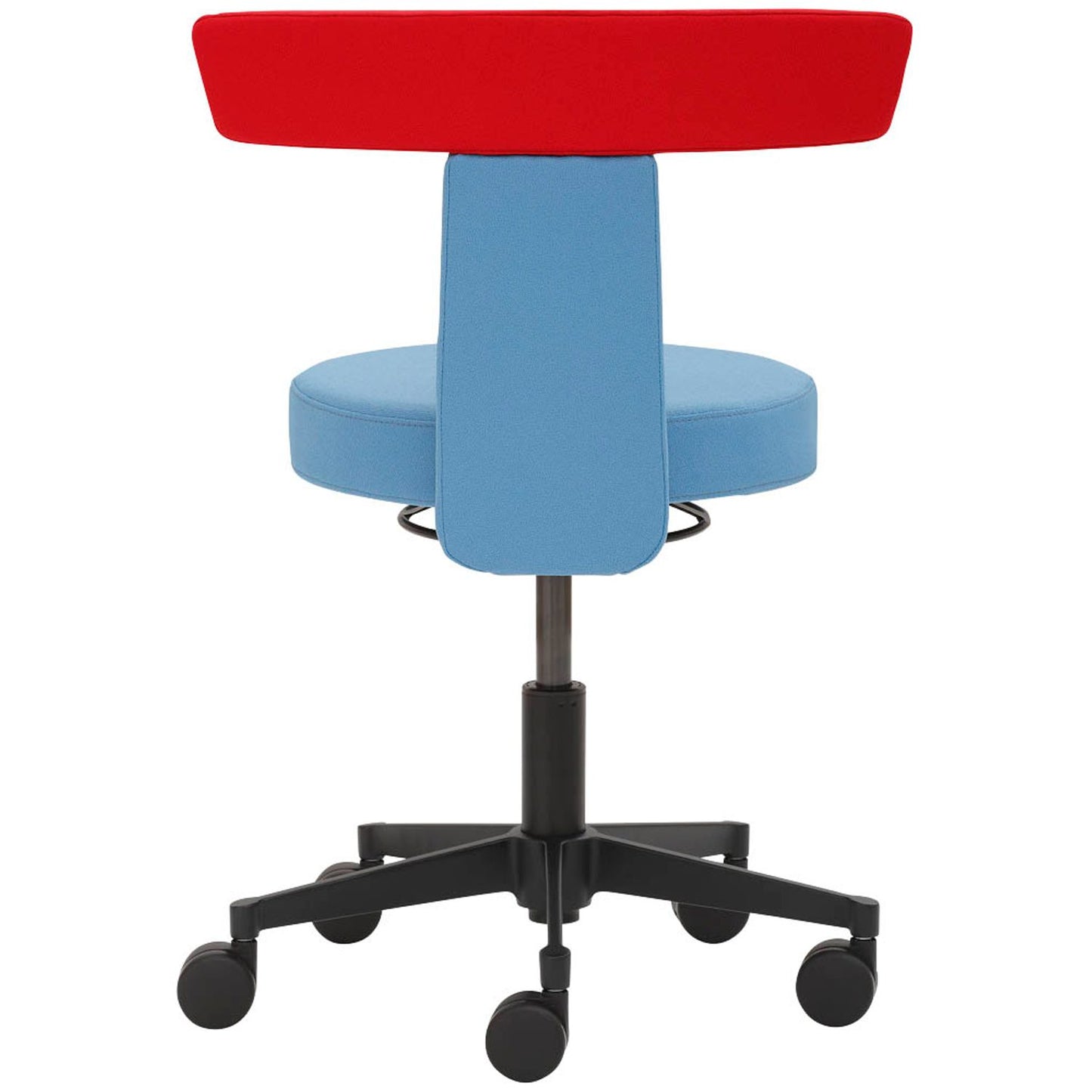 Mayer Arbeitshocker myDUO hellblau, rot | 1262 kGas 622
