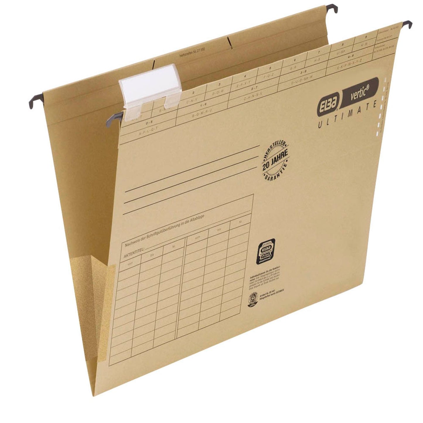 ELBA Hängetaschen vertic ULTIMATE naturbraun | 100081040 | 1 Pack = 25 St.