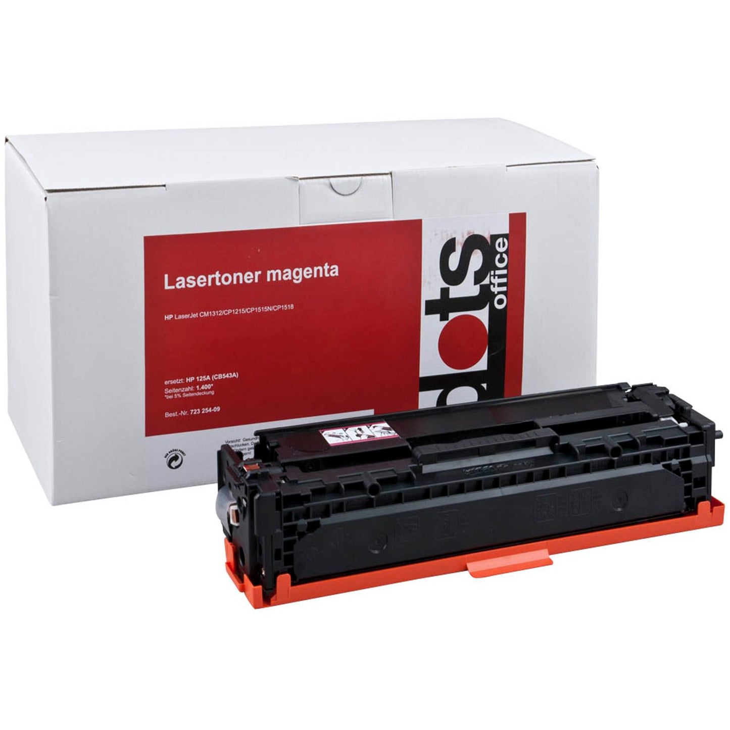 dots magenta Toner kompatibel zu HP 125A (CB543A) | 1216,0006-DOTS