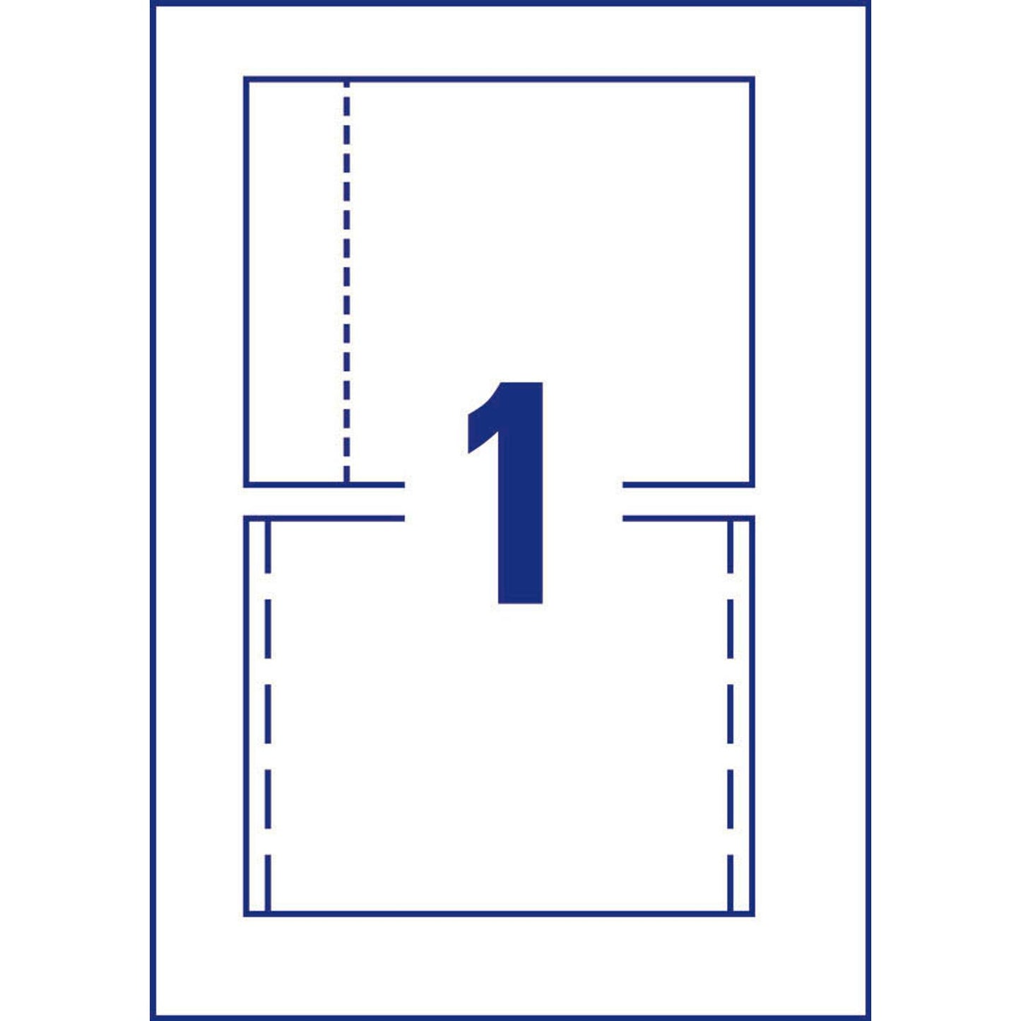 AVERY Zweckform CD-Einleger weiß | C32250-25 | 1 Pack = 25 Sätze