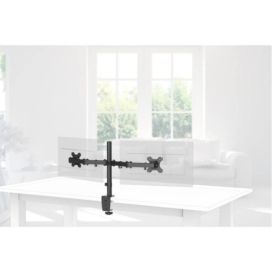 hama Monitor-Halterung FULLMOTION 00 schwarz für 2 Monitore, Tischklemme | 118491