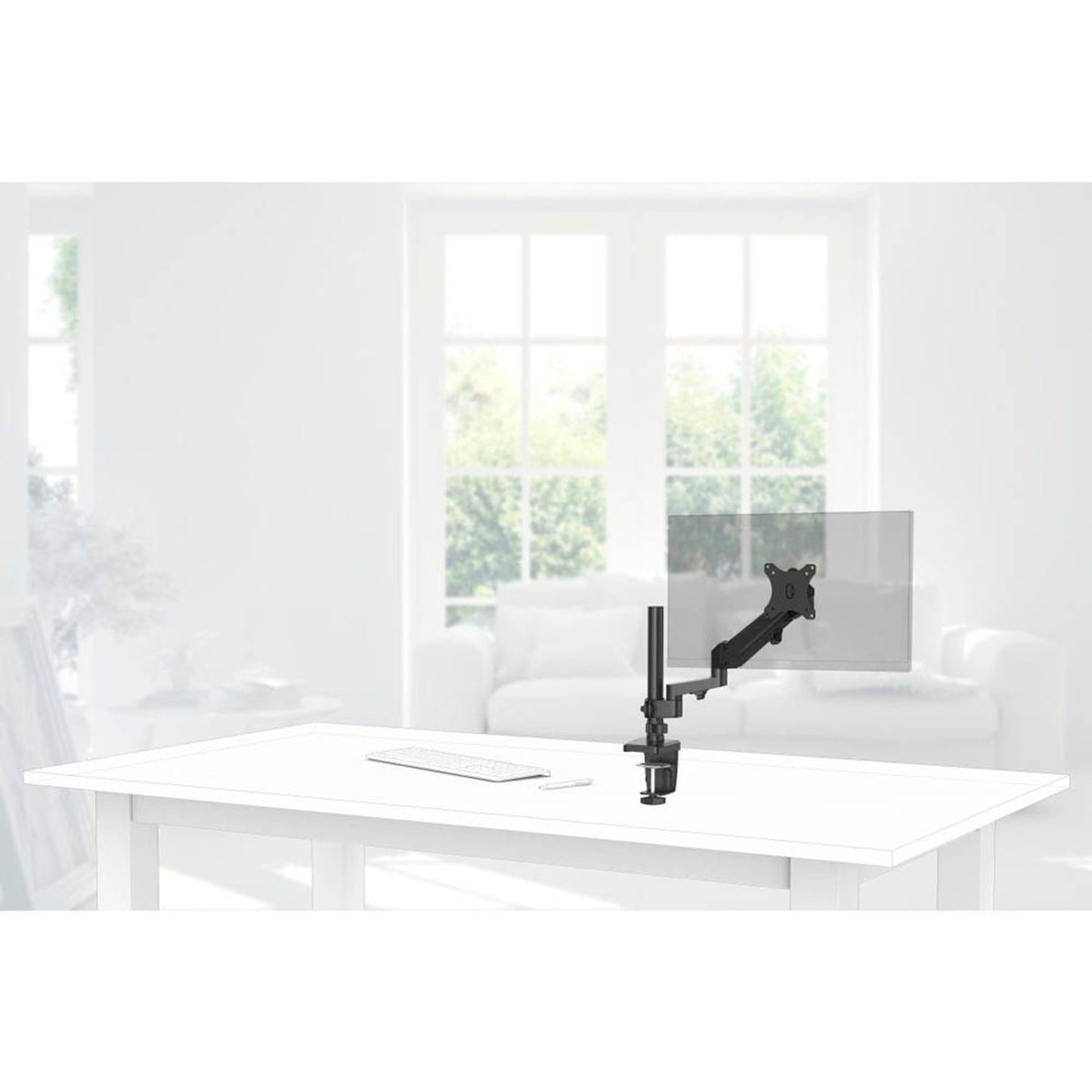 hama Monitor-Halterung FULLMOTION 00 schwarz für 1 Monitor, Tischklemme | 118496