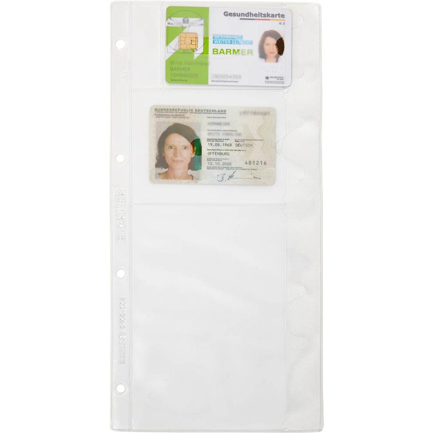 BOI Organisationshüllen 14,5x30,0 cm transparent genarbt | 9109-00008 | 1 Pack = 10 St.