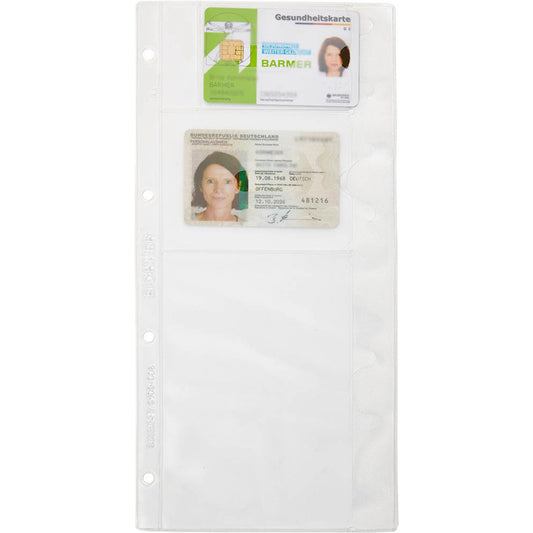 BOI Organisationshüllen 14,5x30,0 cm transparent genarbt | 9109-00008 | 1 Pack = 10 St.