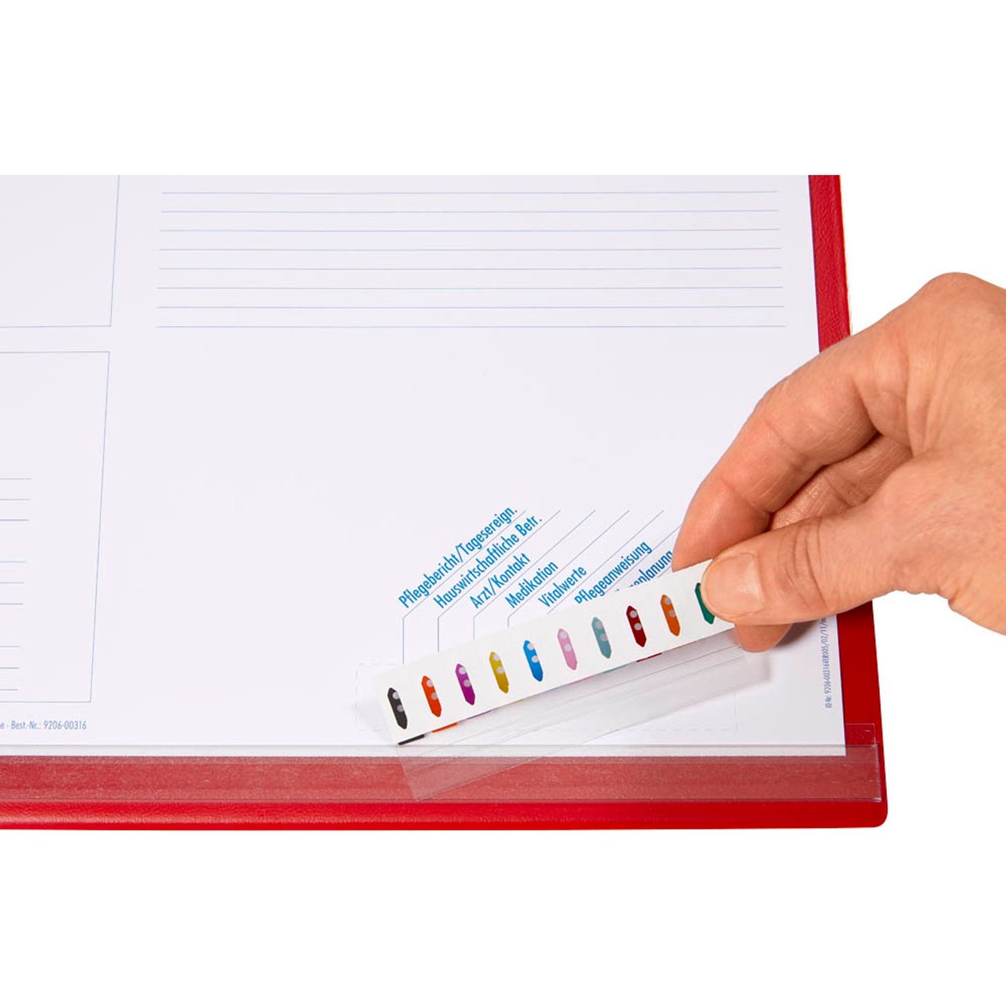 BOI Signalleisten farbsortiert | 9208-00655 | 1 Pack = 10 St.