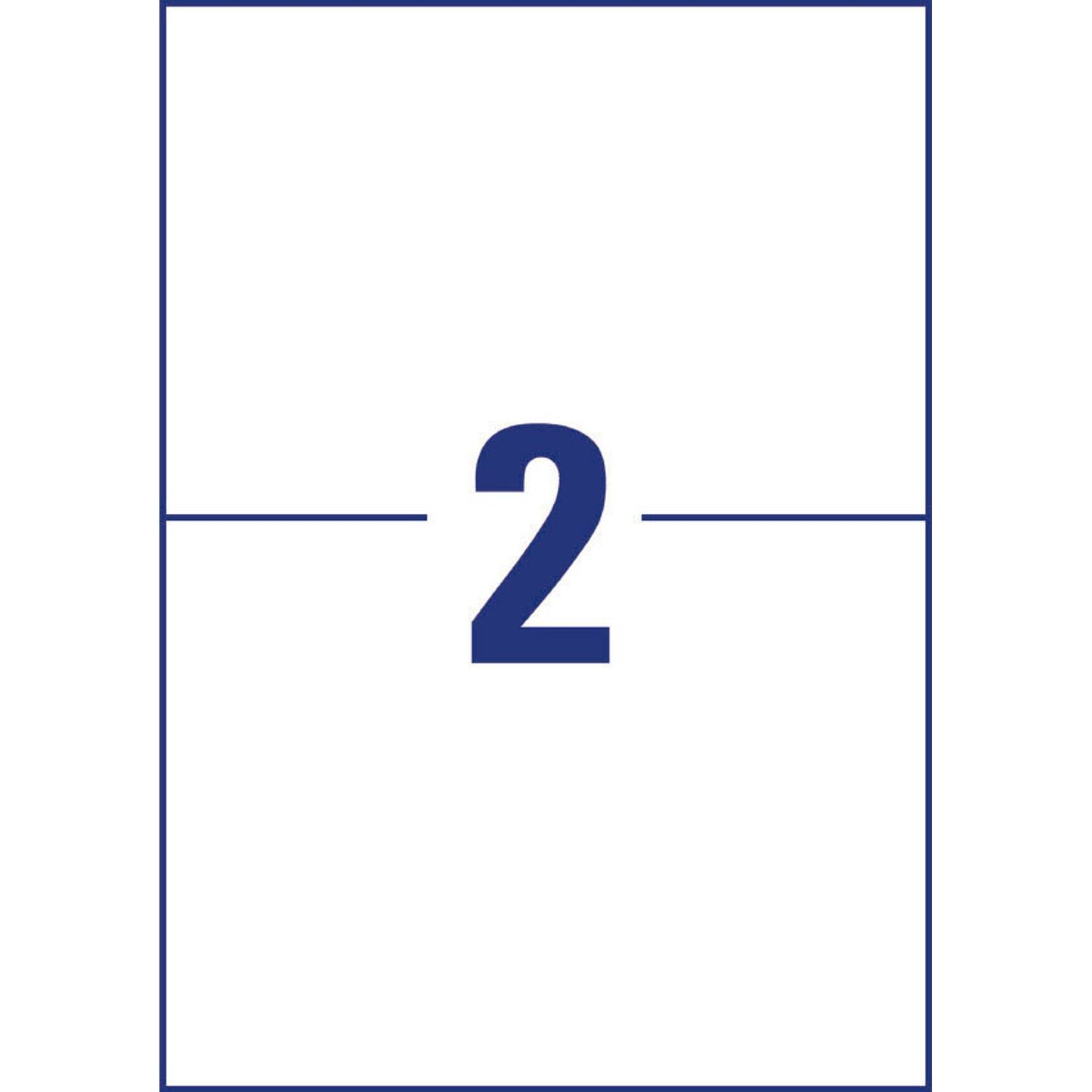 AVERY Zweckform resistente Folienetiketten weiß 210,0 x 148,0 mm | L7916-10 | 1 Pack = 10 Blatt