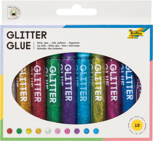 folia Glitter Glue Klebestifte 9,5 ml
