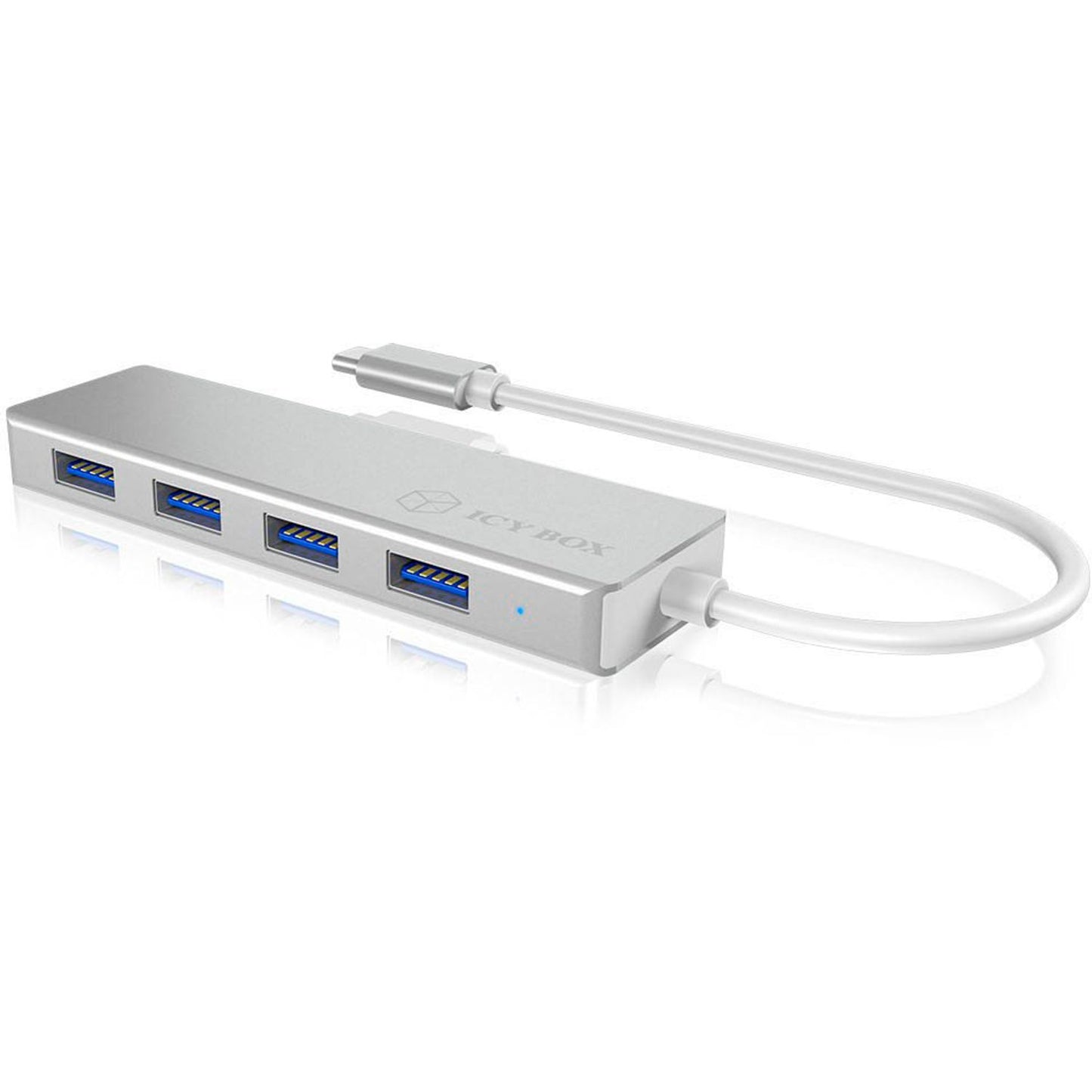 RaidSonic ICY BOX® USB-Hub 4-fach silber | IB-HUB1425-C3