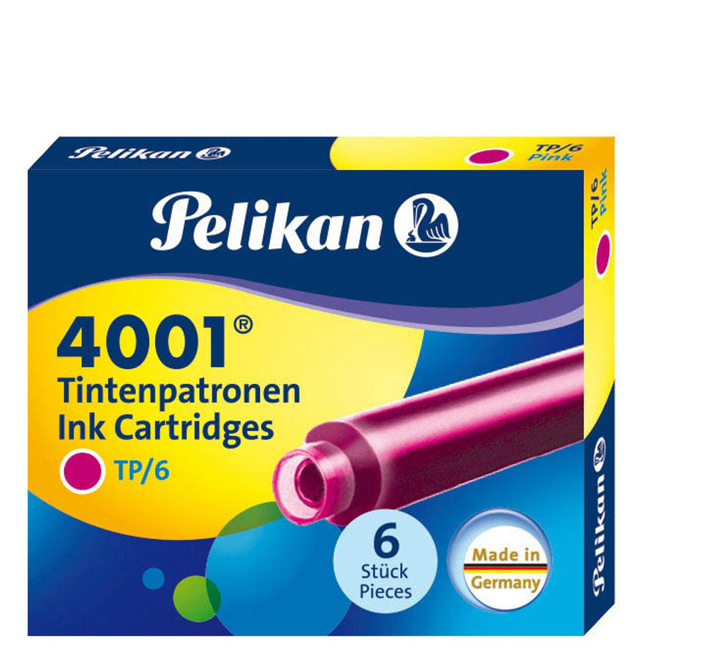 Pelikan 4001 TP/6 Tintenpatronen für Füller 6 St.
