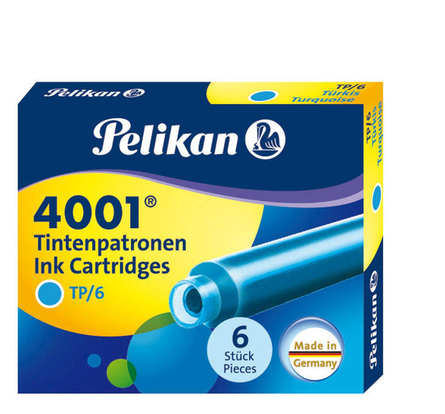 Pelikan 4001 TP/6 Tintenpatronen für Füller 6 St.