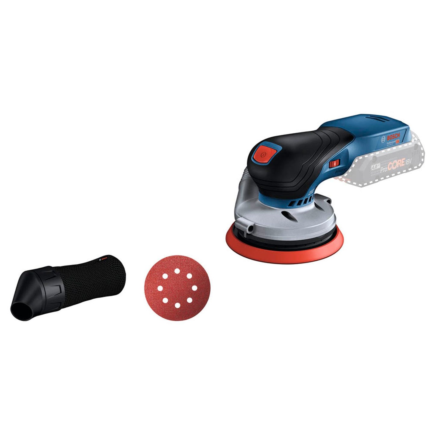 BOSCH Professional GEX 18V-125 Akku-Exzenterschleifer 18,0 V, ohne Akku | 601372201