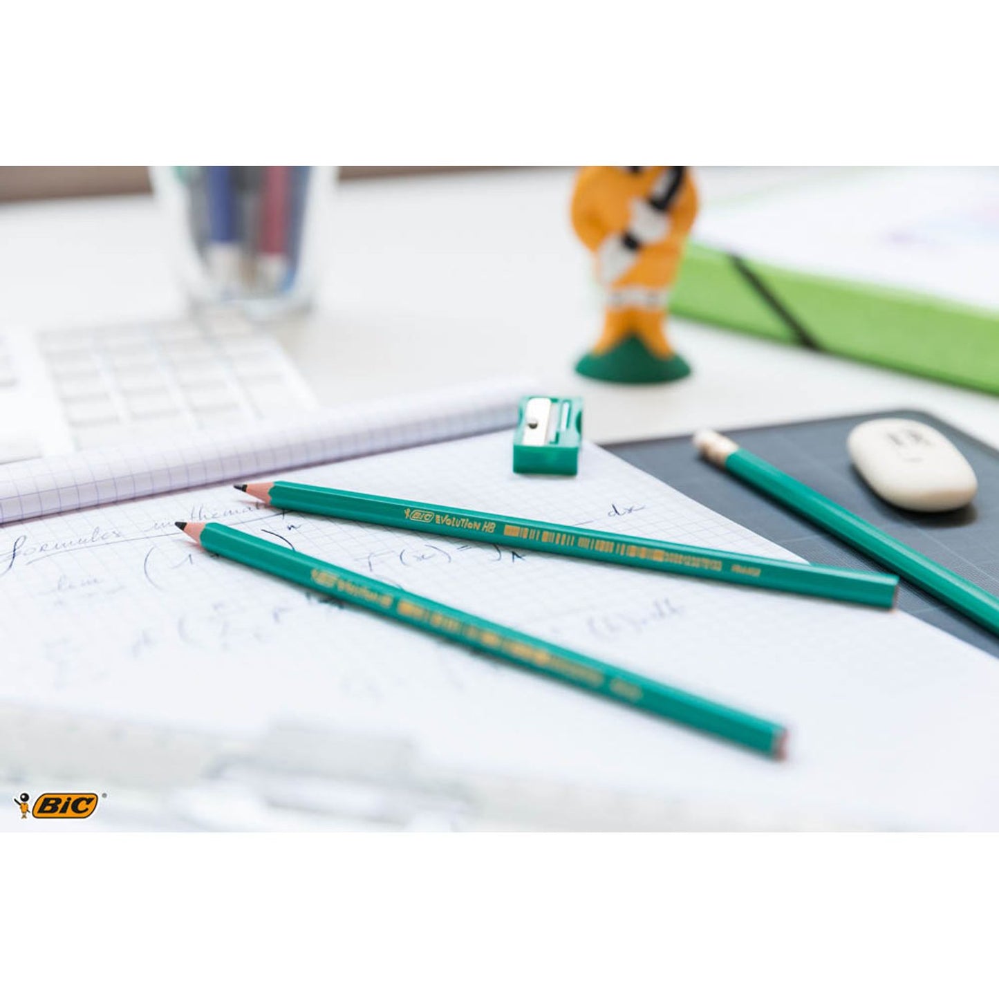 BIC ECOlutions EVOLUTION 650 Bleistifte HB grün | 8803112 | 1 Pack = 12 St.