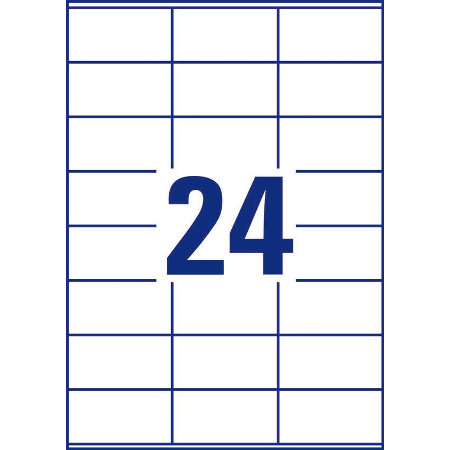 AVERY Zweckform Etiketten weiß 70,0 x 36,0 mm | 3475 | 1 Pack = 100 Blatt