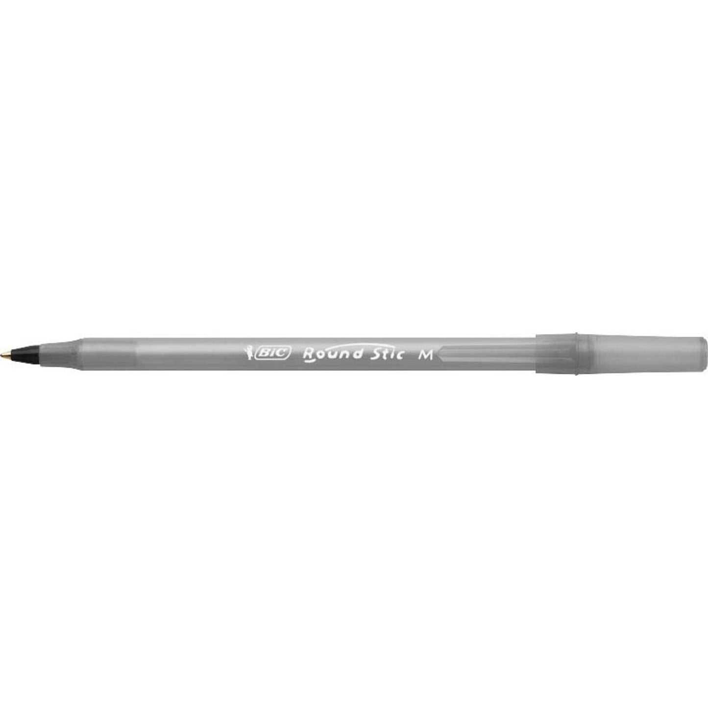 BIC Kugelschreiber Round Stic Simply schwarz, Schreibfarbe: schwarz | 9205683 | 1 Pack = 60 St.
