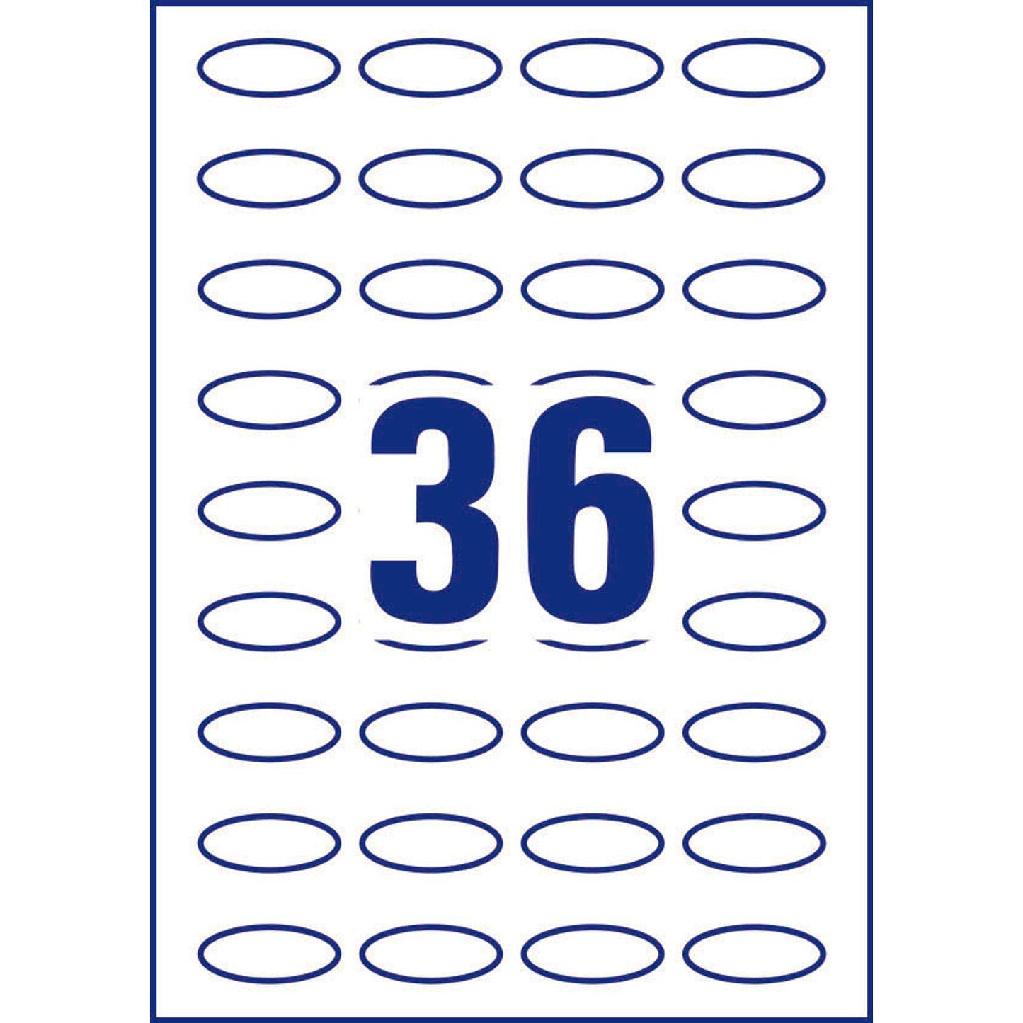 AVERY Zweckform Etiketten weiß 40,0 x 20,0 mm | 5086 | 1 Pack = 10 Blatt