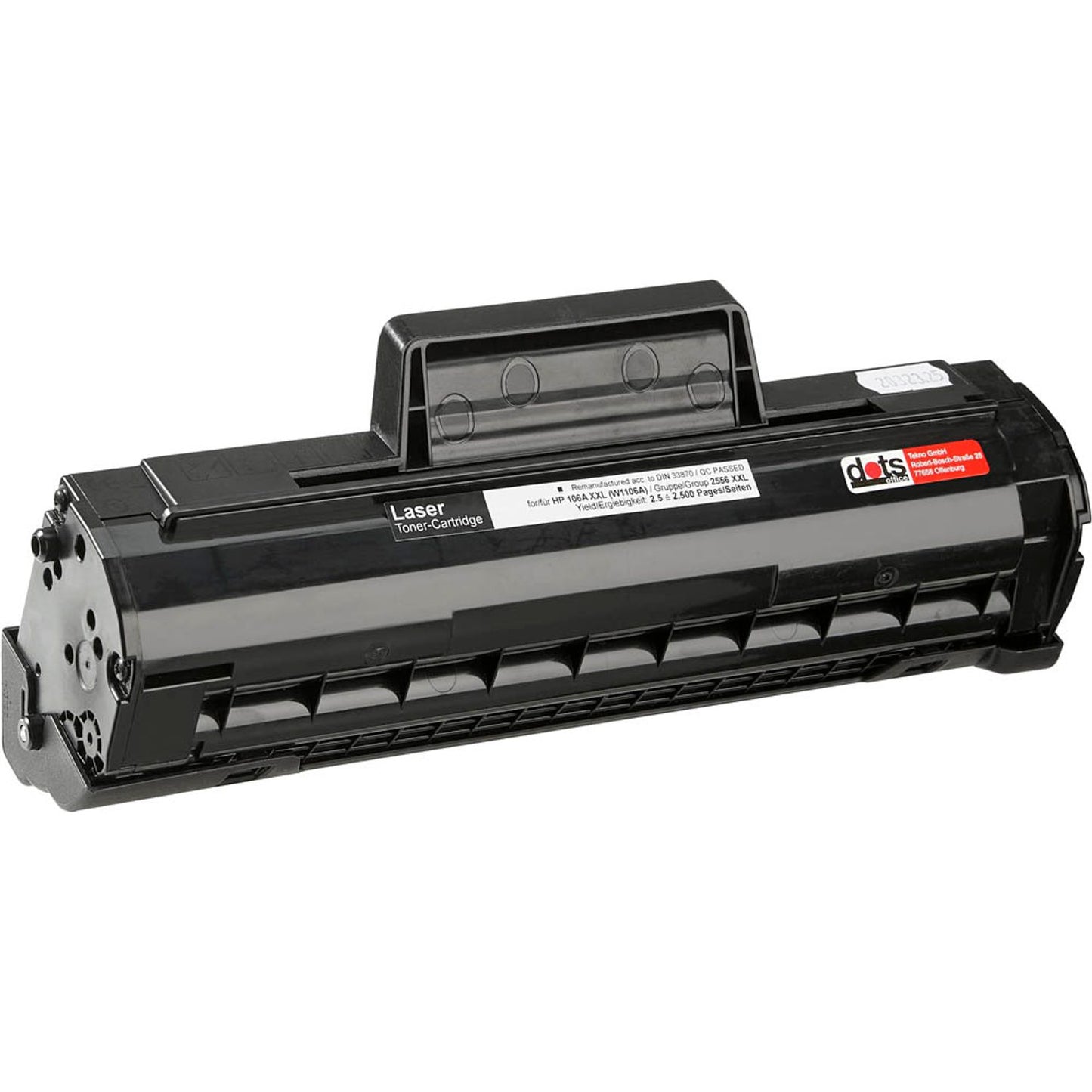 dots schwarz Toner kompatibel zu HP 106A XL (W1106A) | 2556,5000-DOTS