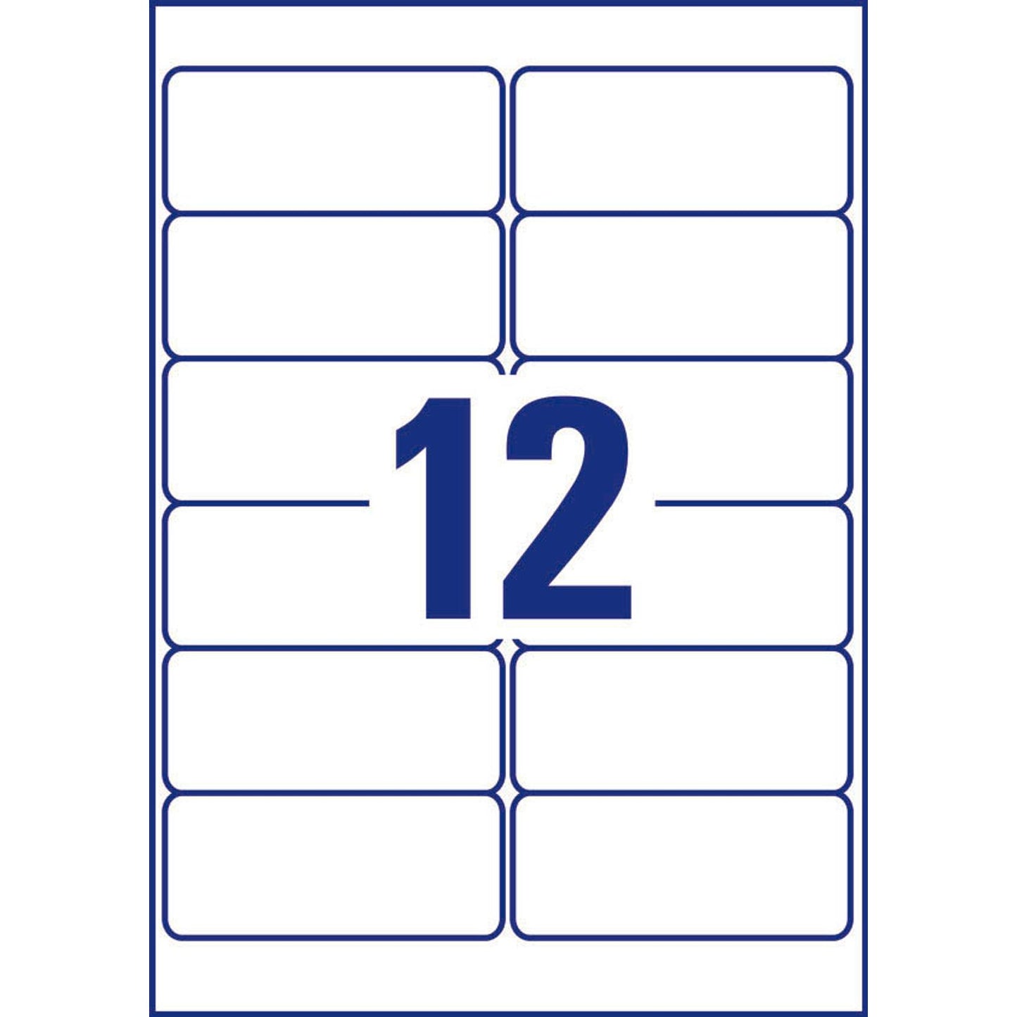 AVERY Zweckform Folien-Adressetiketten transparent 99,1 x 42,3 mm | L4772-25 | 1 Pack = 25 Blatt