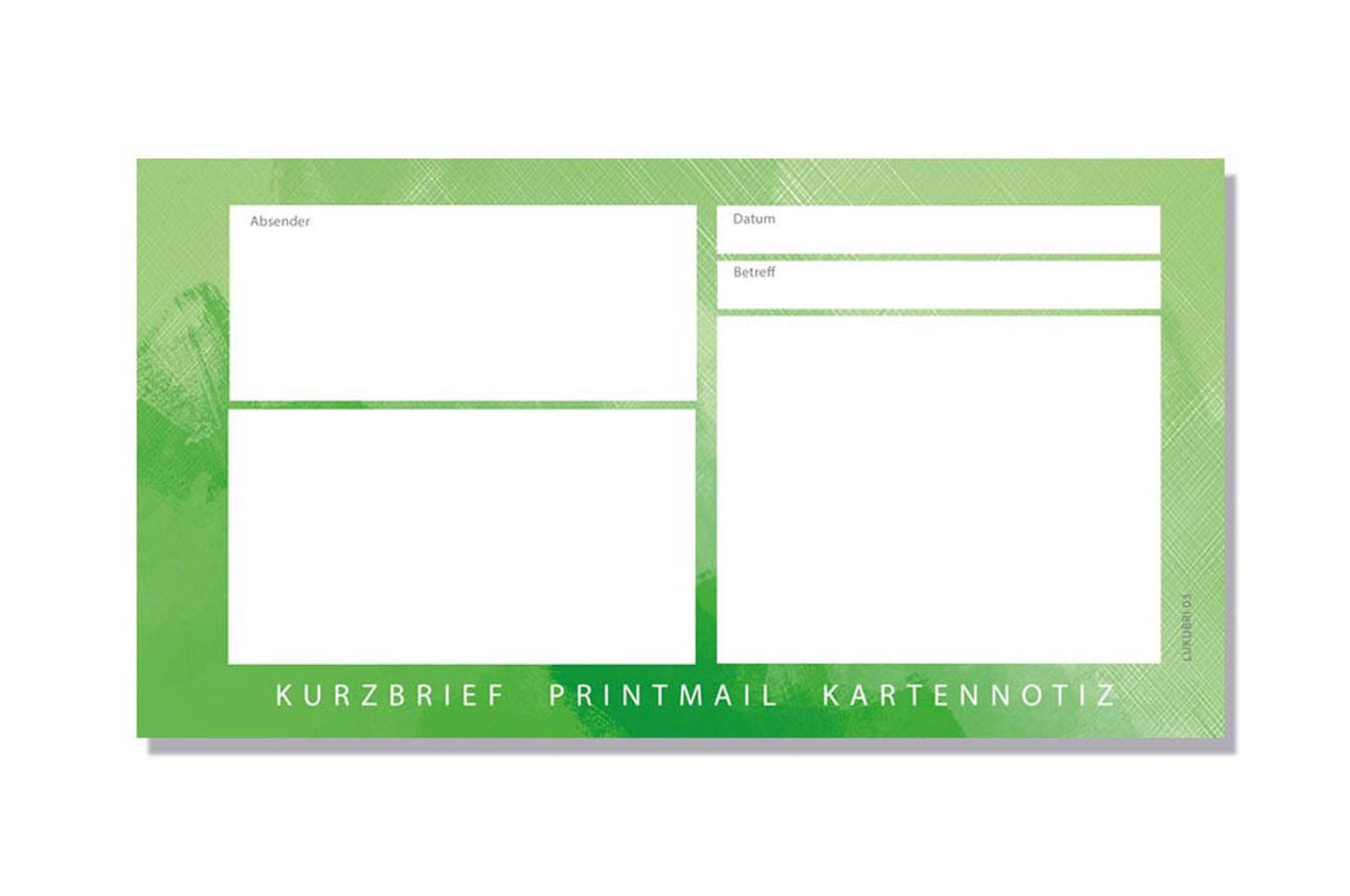 100 LUMA Kurzbrief Formulare
