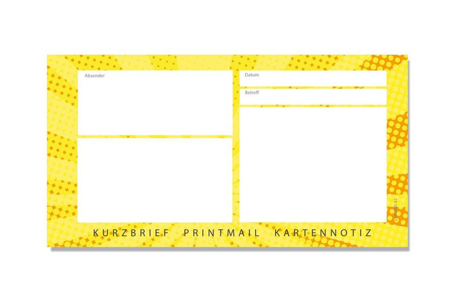 100 LUMA Kurzbrief Formulare