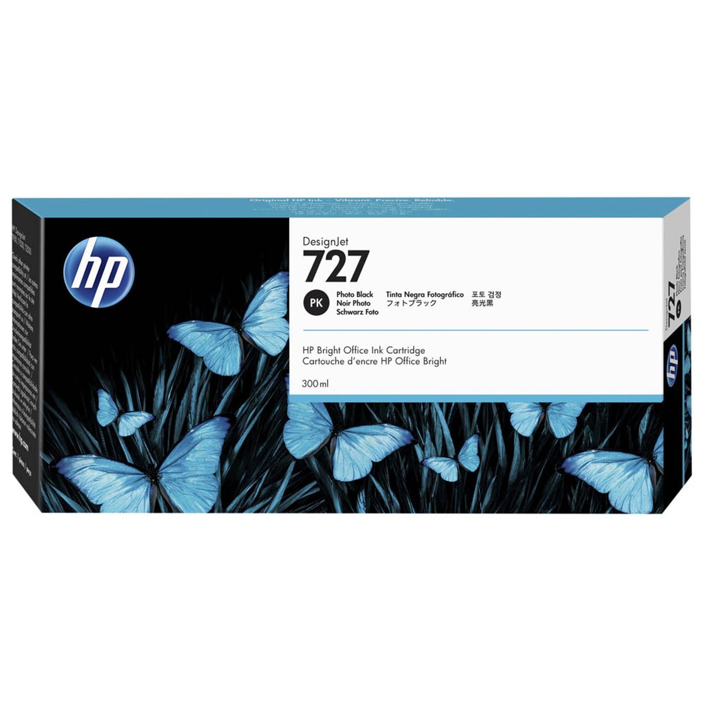 HP 727 () Foto schwarz Druckerpatrone | F9J79A