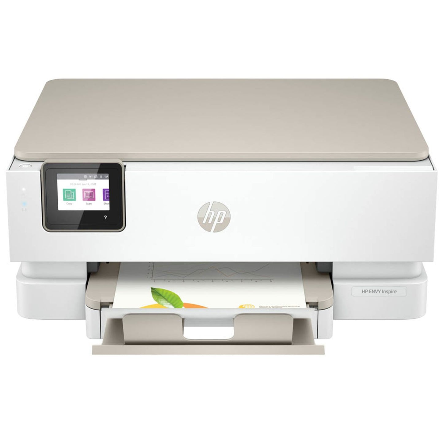 HP ENVY Inspire 7220e 3 in 1 Tintenstrahl-Multifunktionsdrucker beige, Instant Ink-fähig | 242P6B