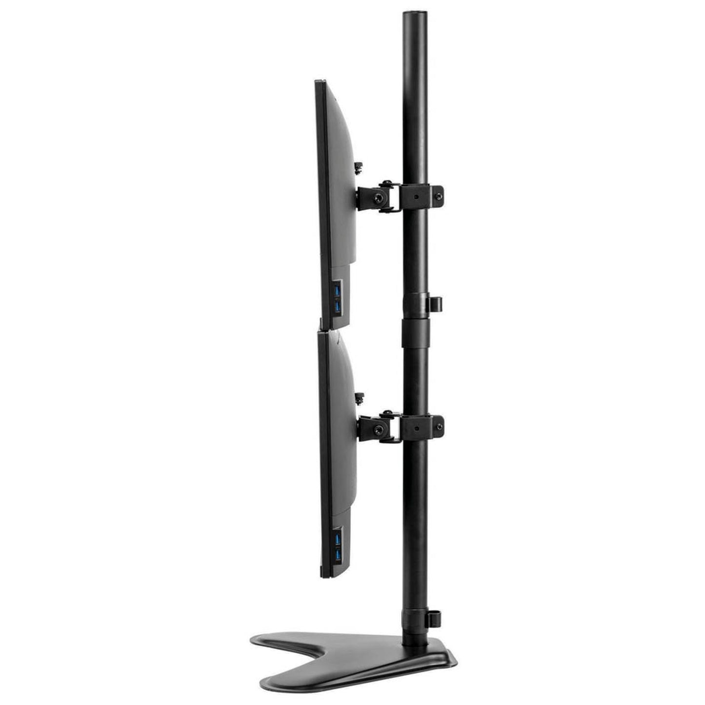 Fellowes Monitor-Halterung Seasa schwarz für 2 Monitore, Tischständer | 8044001