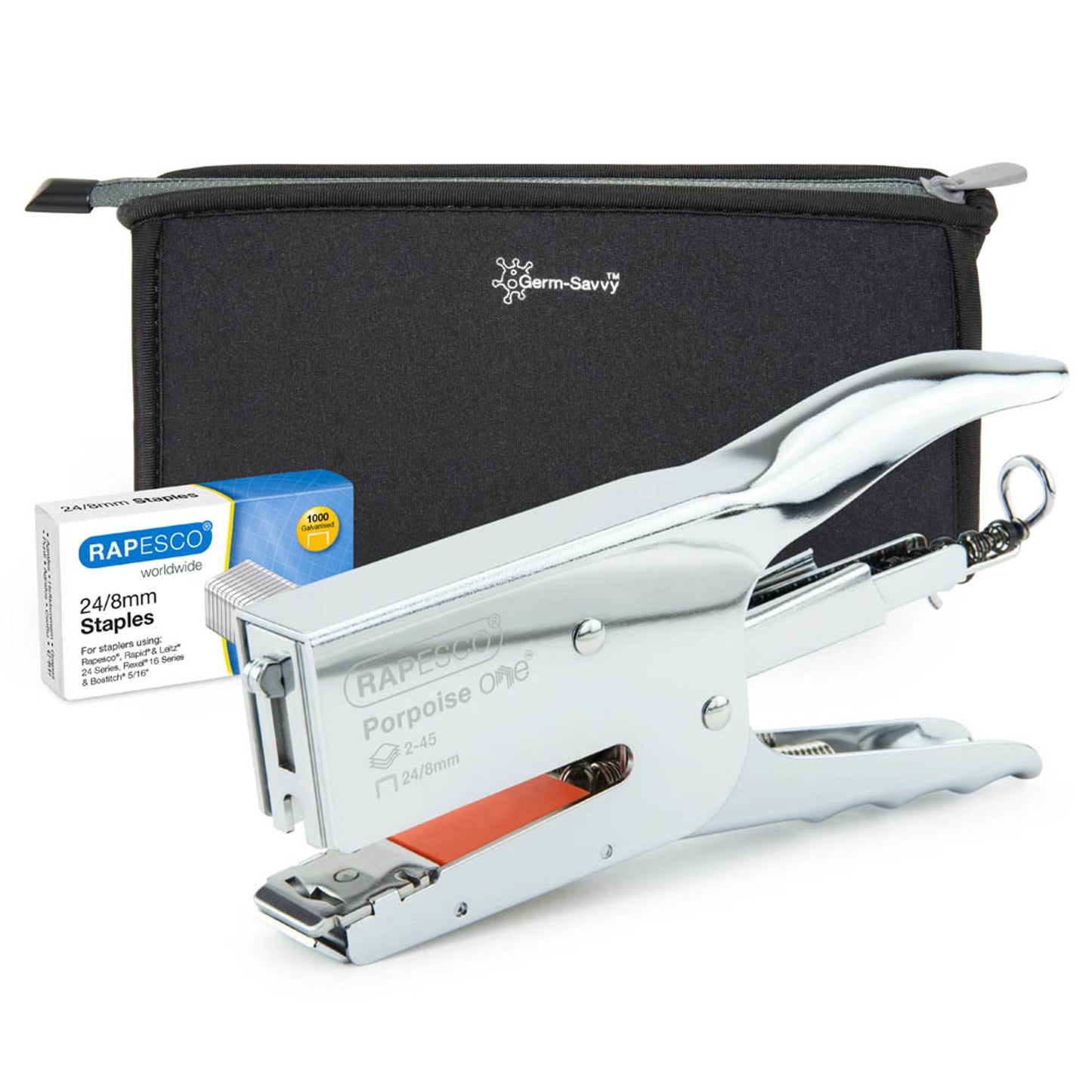 RAPESCO® Heftzange Germ-Savvy Porpoise ONE silber | 1626