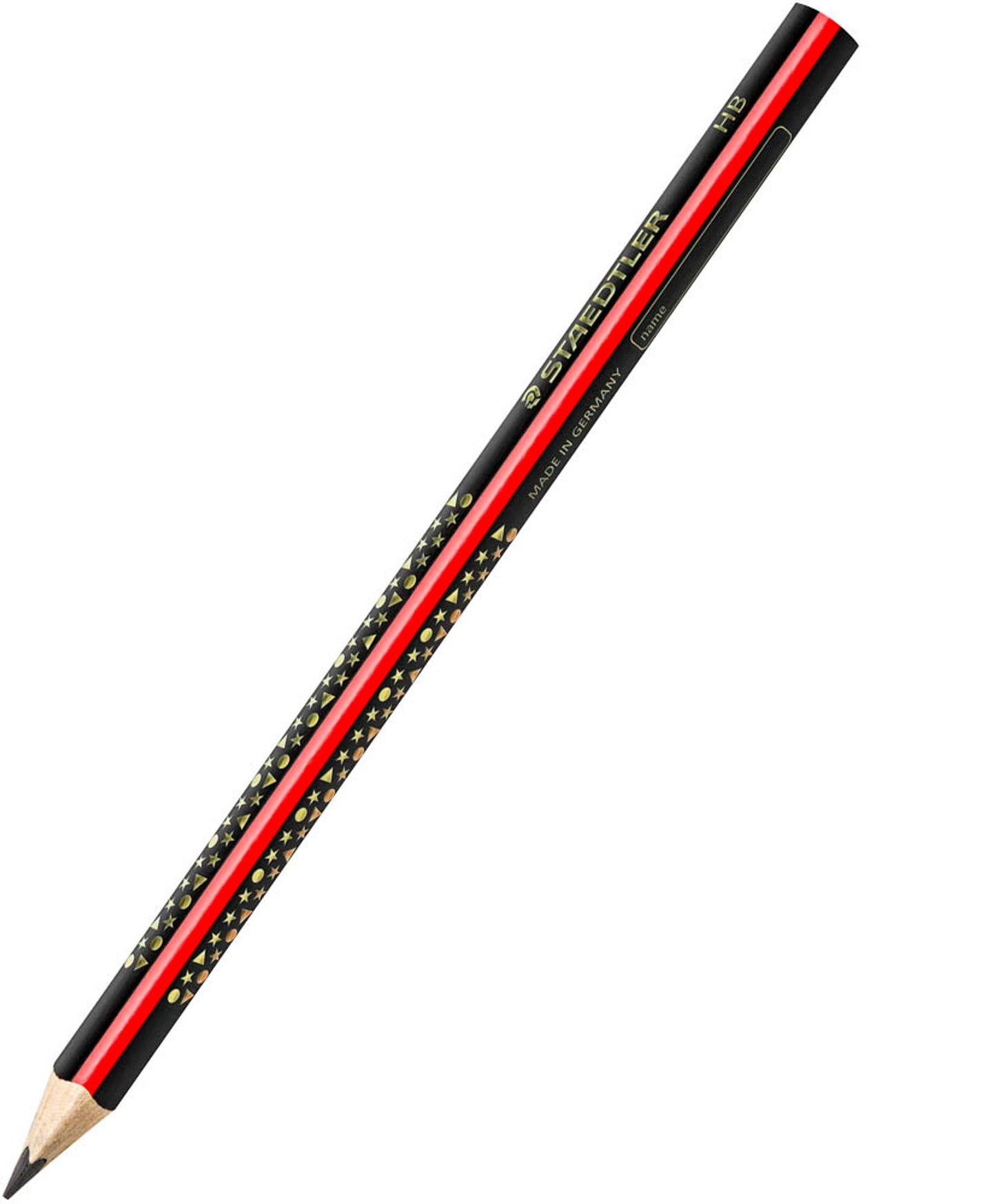 STAEDTLER Noris Jumbo 1285 Schreiblernstift Bleistift schwarz/rot, 1 St.
