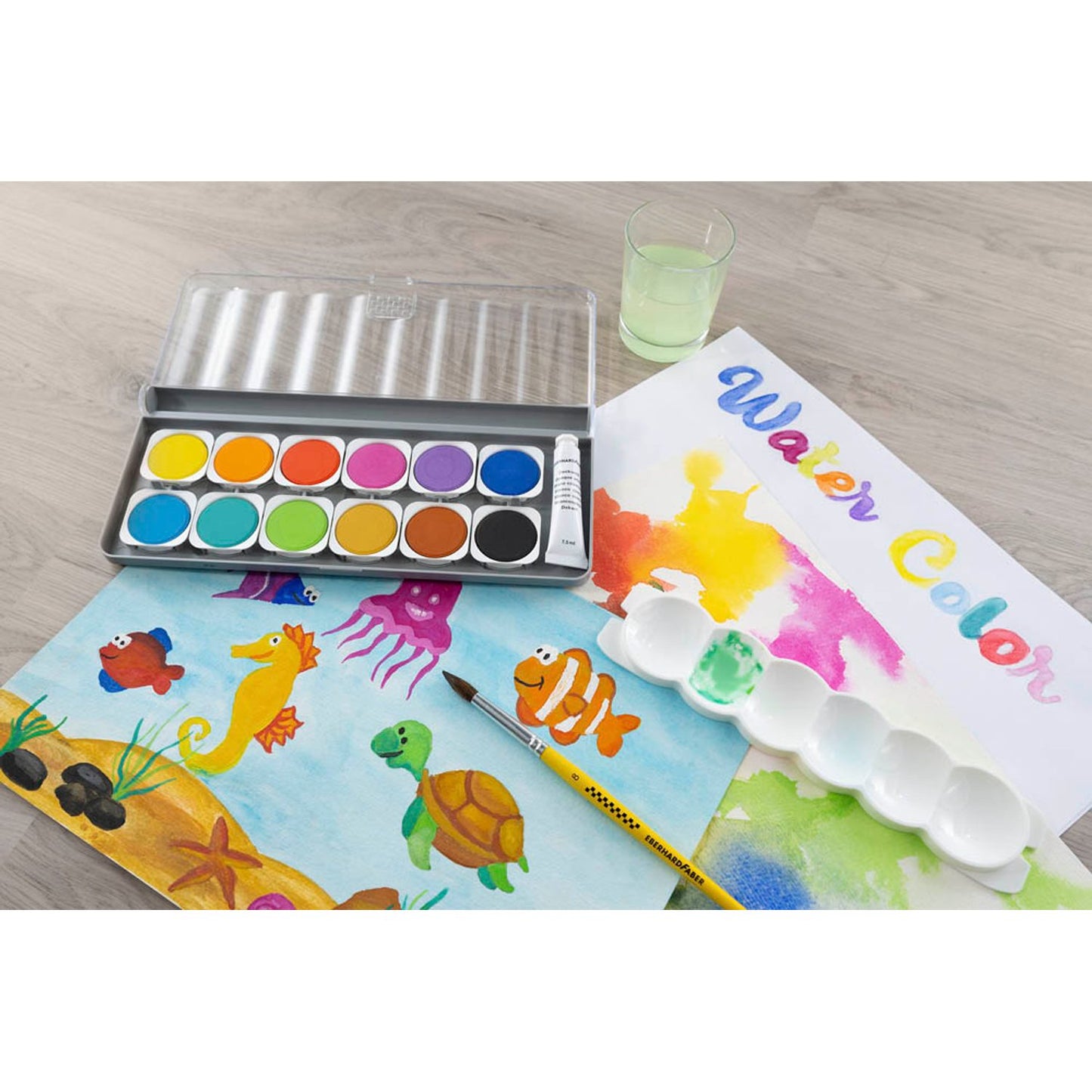 EBERHARD FABER Winner Wasserfarbkasten 12 Farben | 578312