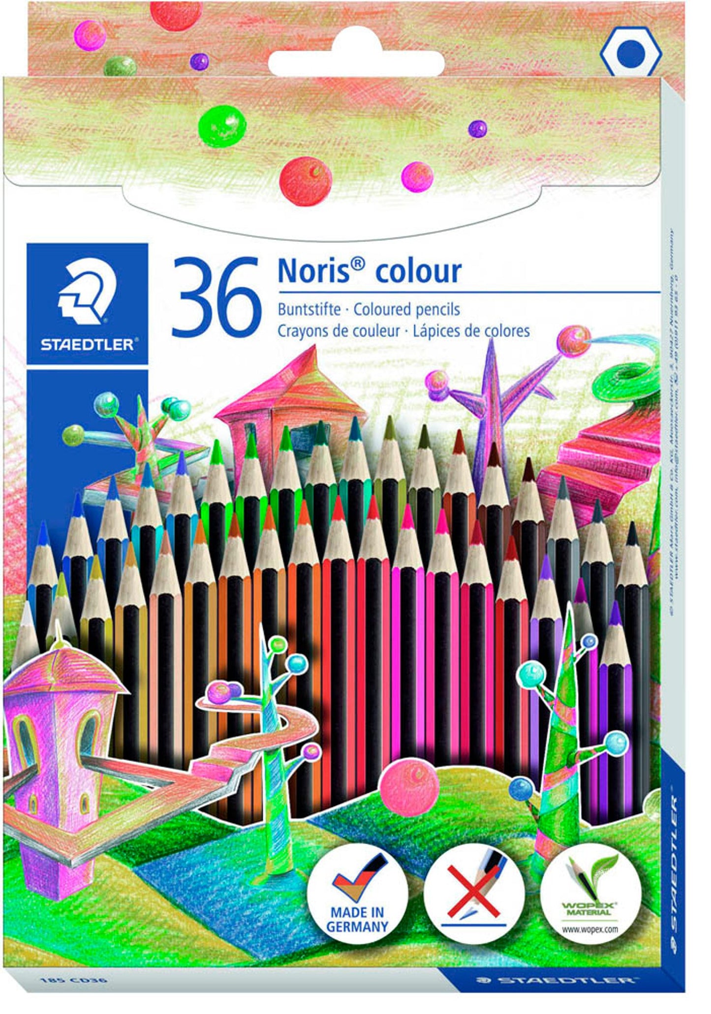 STAEDTLER Noris® colour 185 Buntstifte farbsortiert