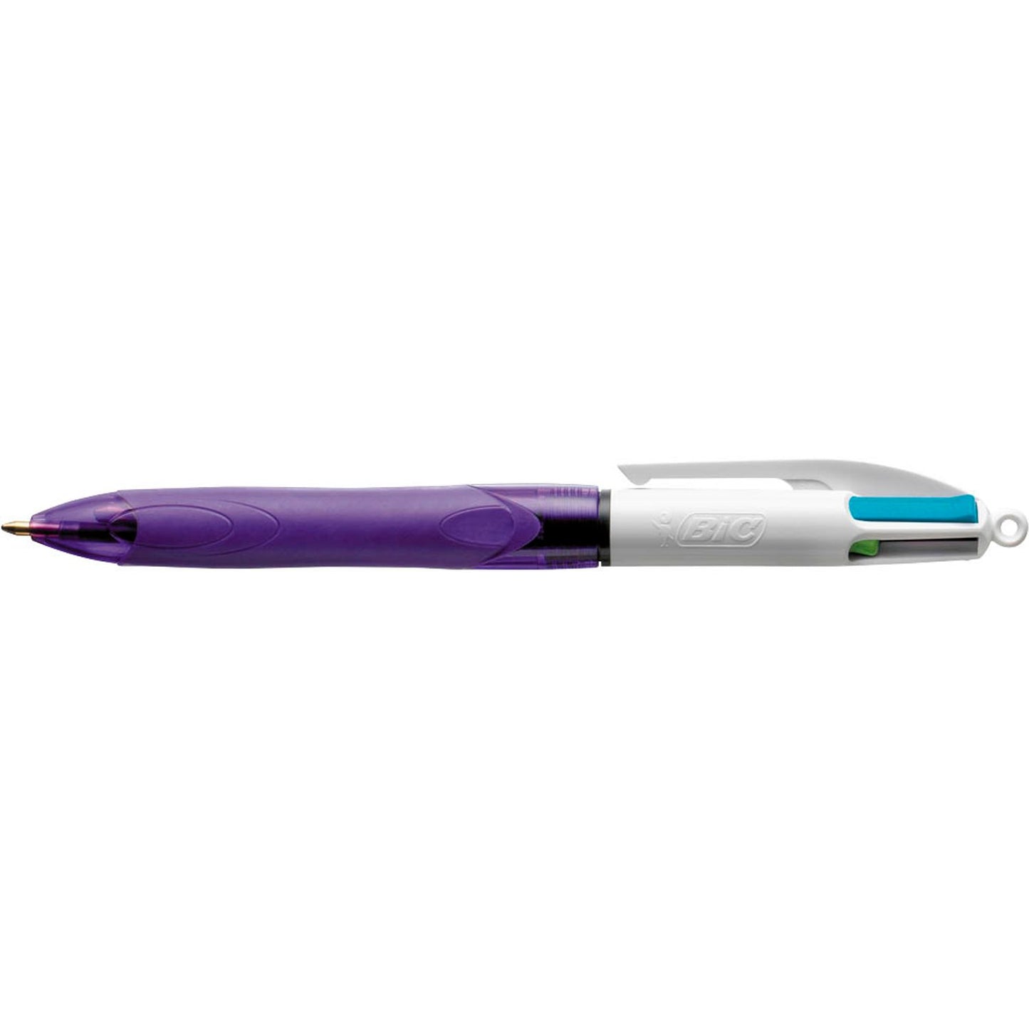 BIC 4-Farben-Kugelschreiber 4 Colours GRIP Fashion lila, Schreibfarbe: farbsortiert | 8922901