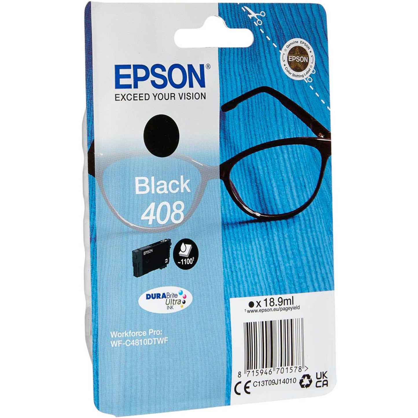 EPSON 408/T09J1 schwarz Druckerpatrone | C13T09J14010