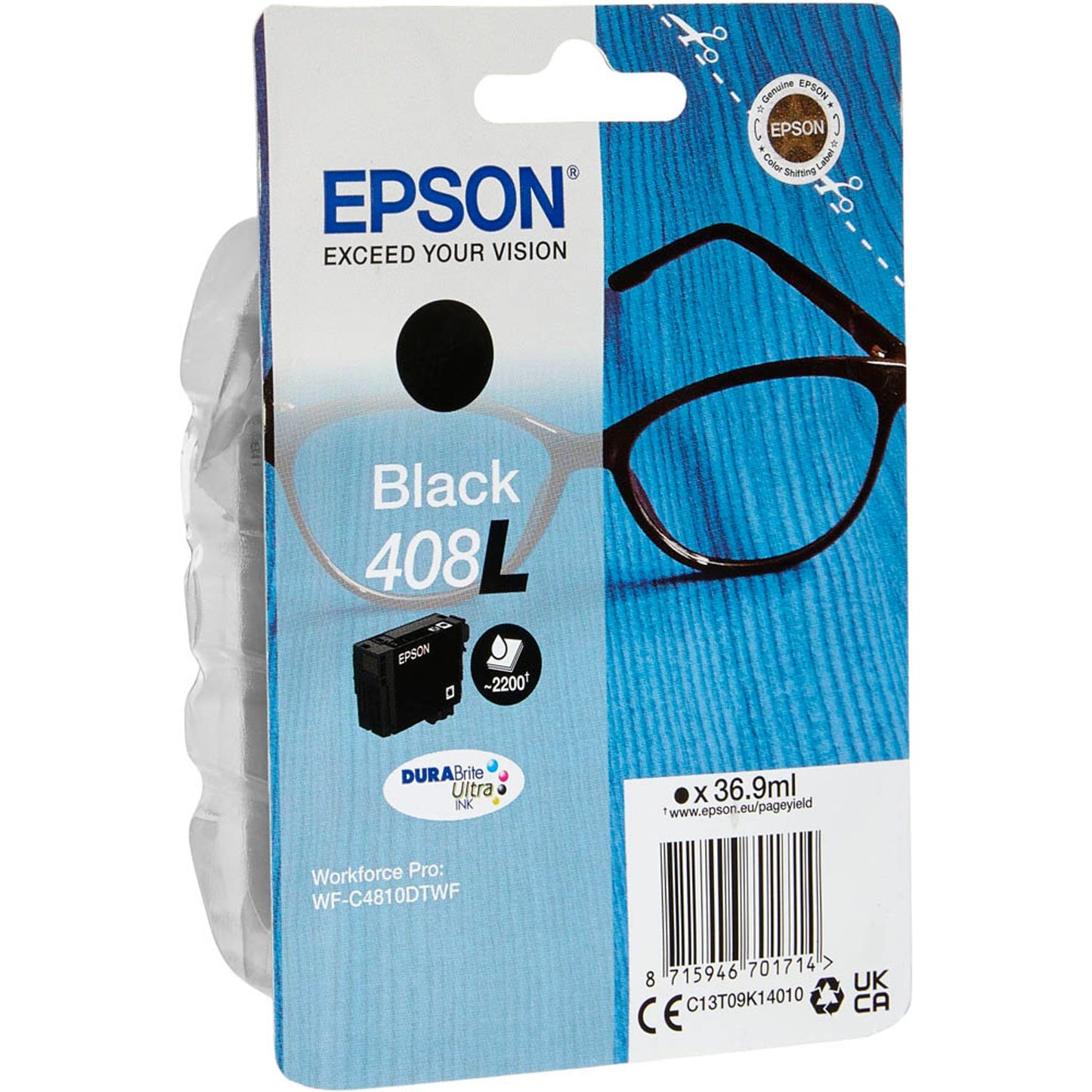 EPSON 408L/T09K1 schwarz Druckerpatrone | C13T09K14010
