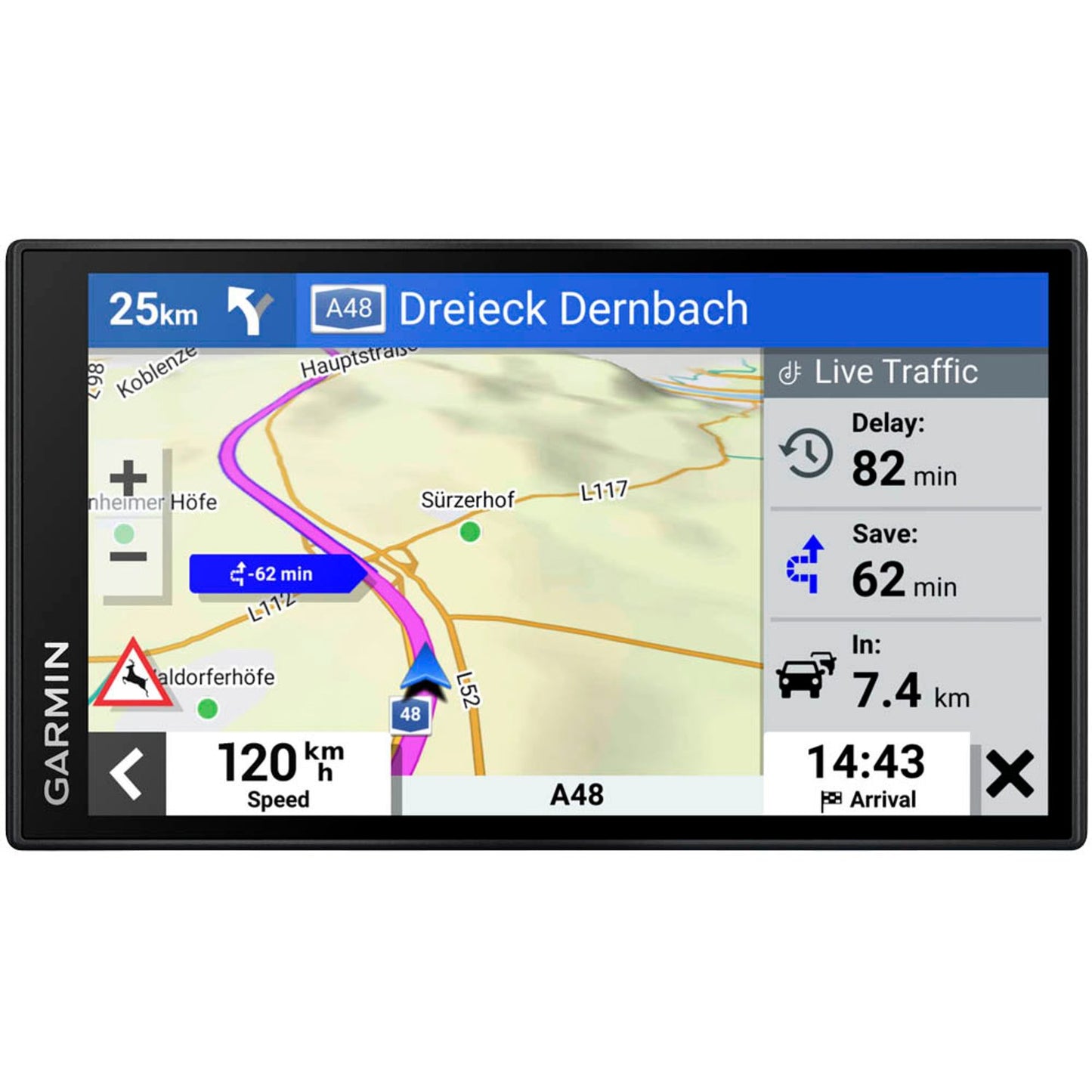 GARMIN DriveSmart™ 76 MT-D Navigationsgerät 17,7 cm (7,0 Zoll) | 010-02470-11