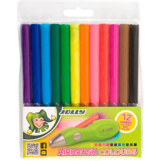 JOLLY Airbrush-Stifte farbsortiert | 4446-0012 | 1 Pack = 12 St.