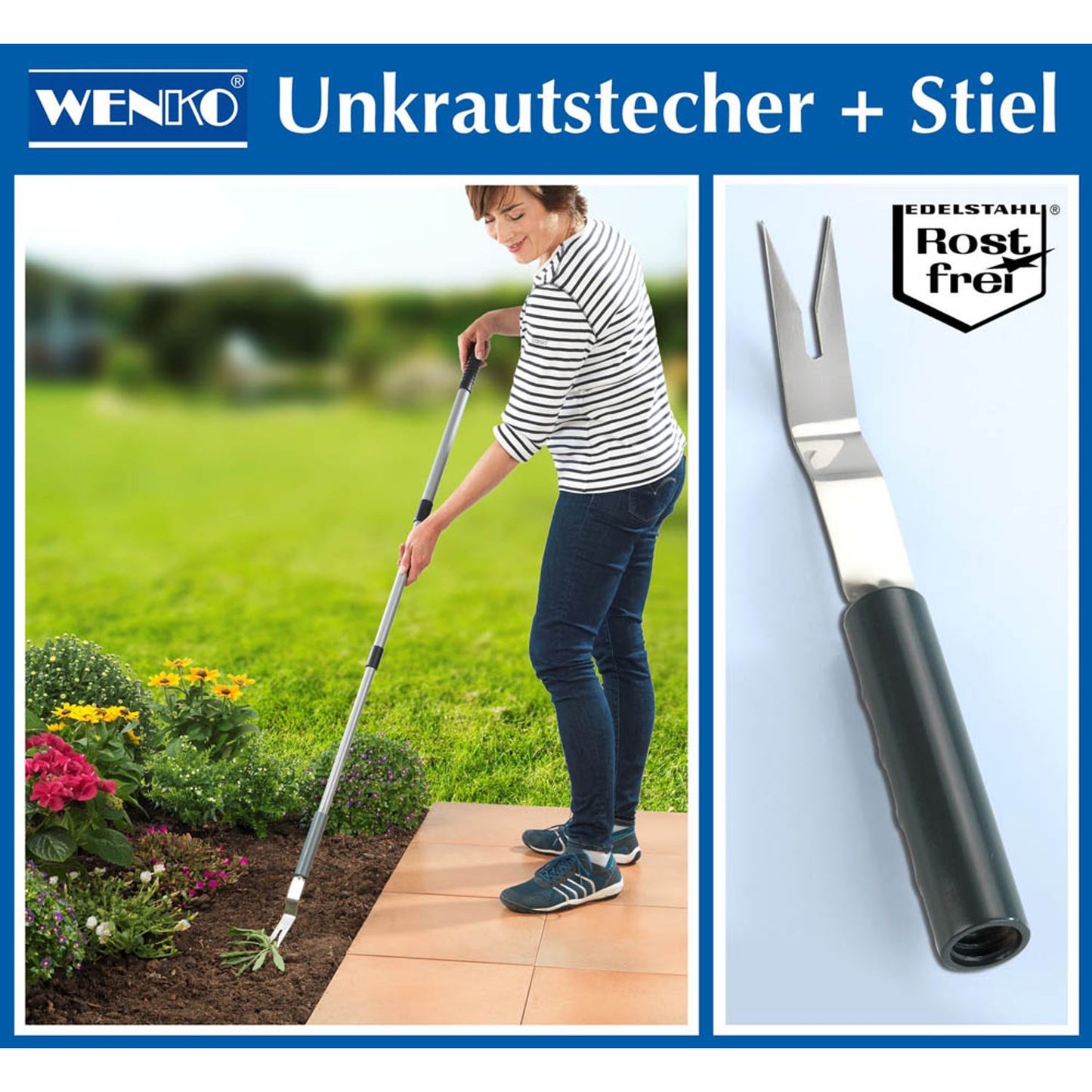 WENKO Unkrautstecher 81,0 - 146,0 cm | 9943010500