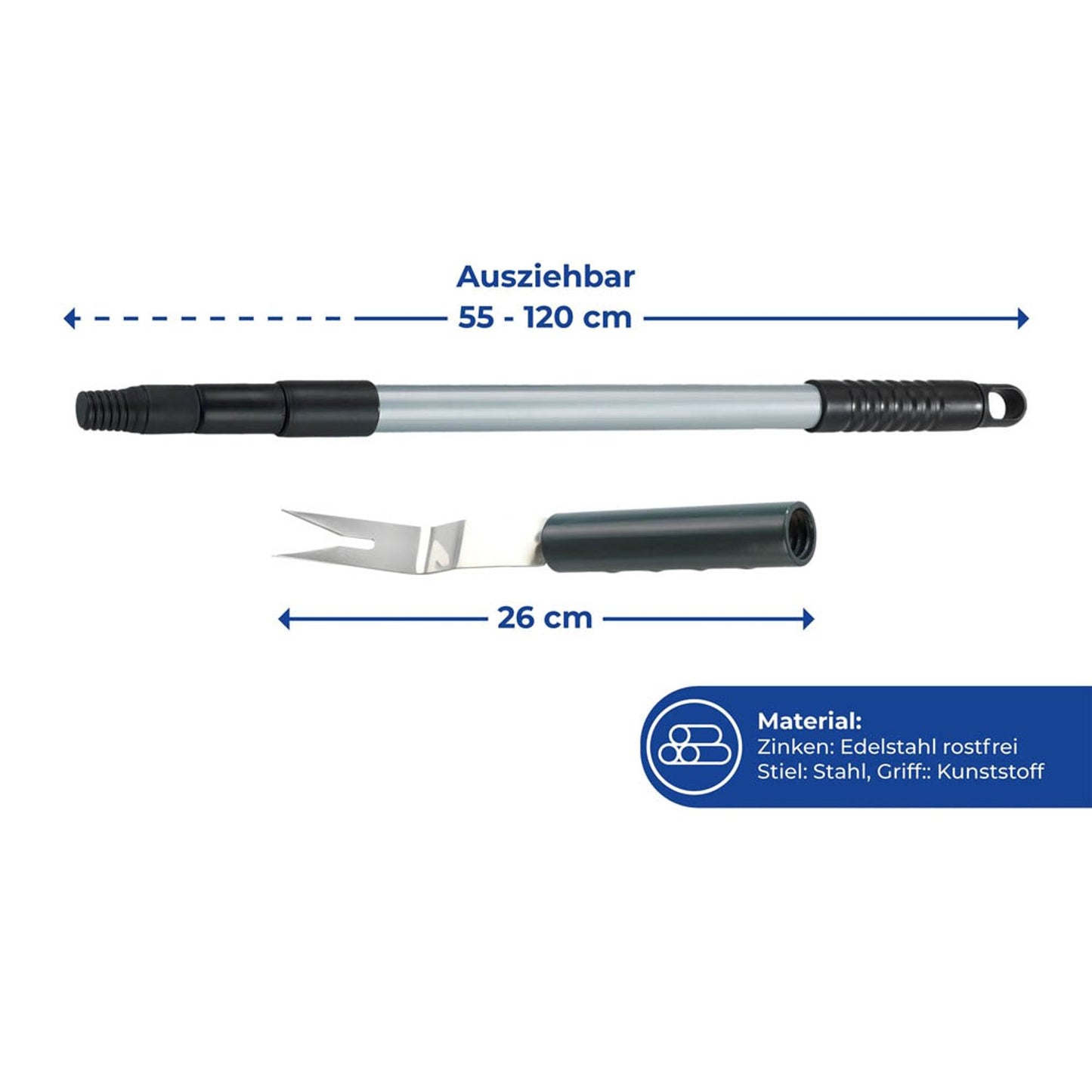 WENKO Unkrautstecher 81,0 - 146,0 cm | 9943010500