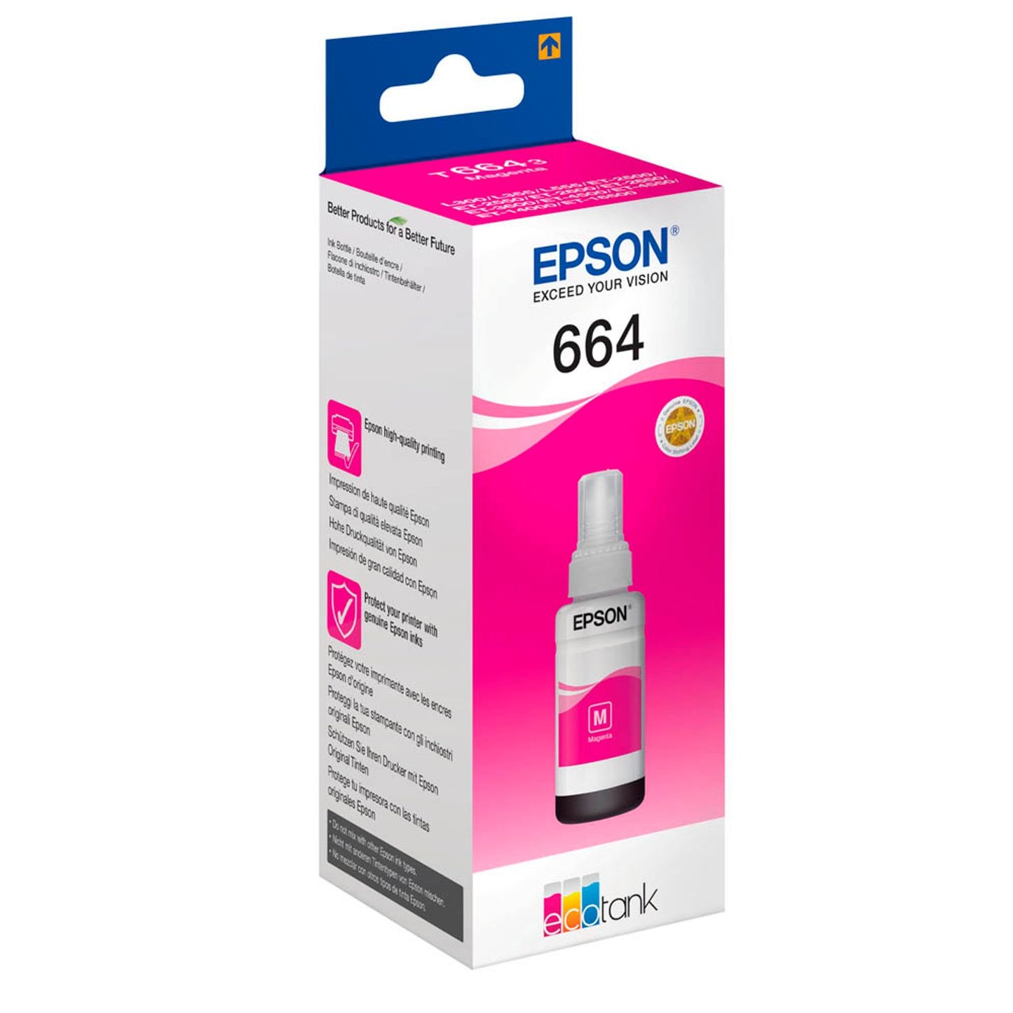 EPSON T6643 magenta Tintenflasche | C13T664340