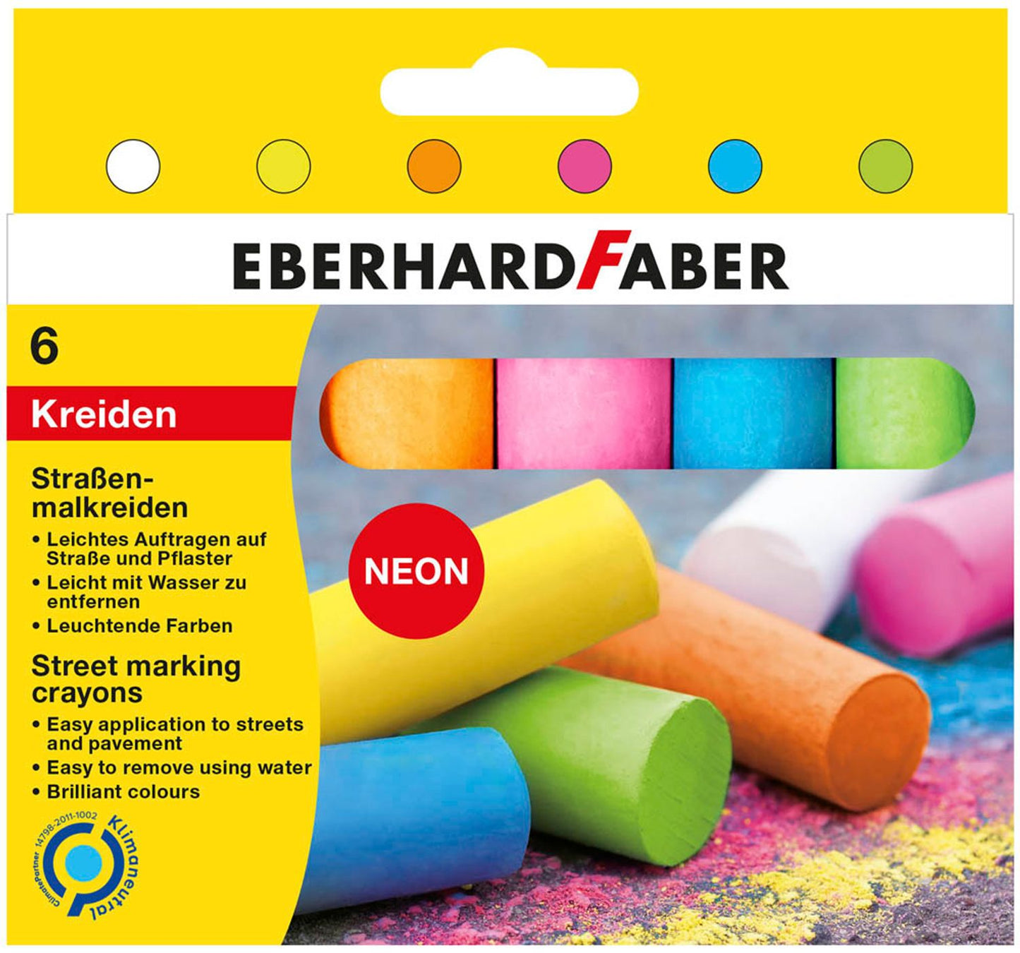 EBERHARD FABER Straßenmalkreide farbsortiert