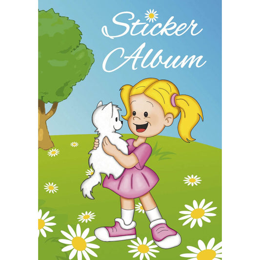 HERMA Stickeralbum Beste Freunde Kinder 14,8 x 21,0 cm, 40 weiße Seiten | 15418