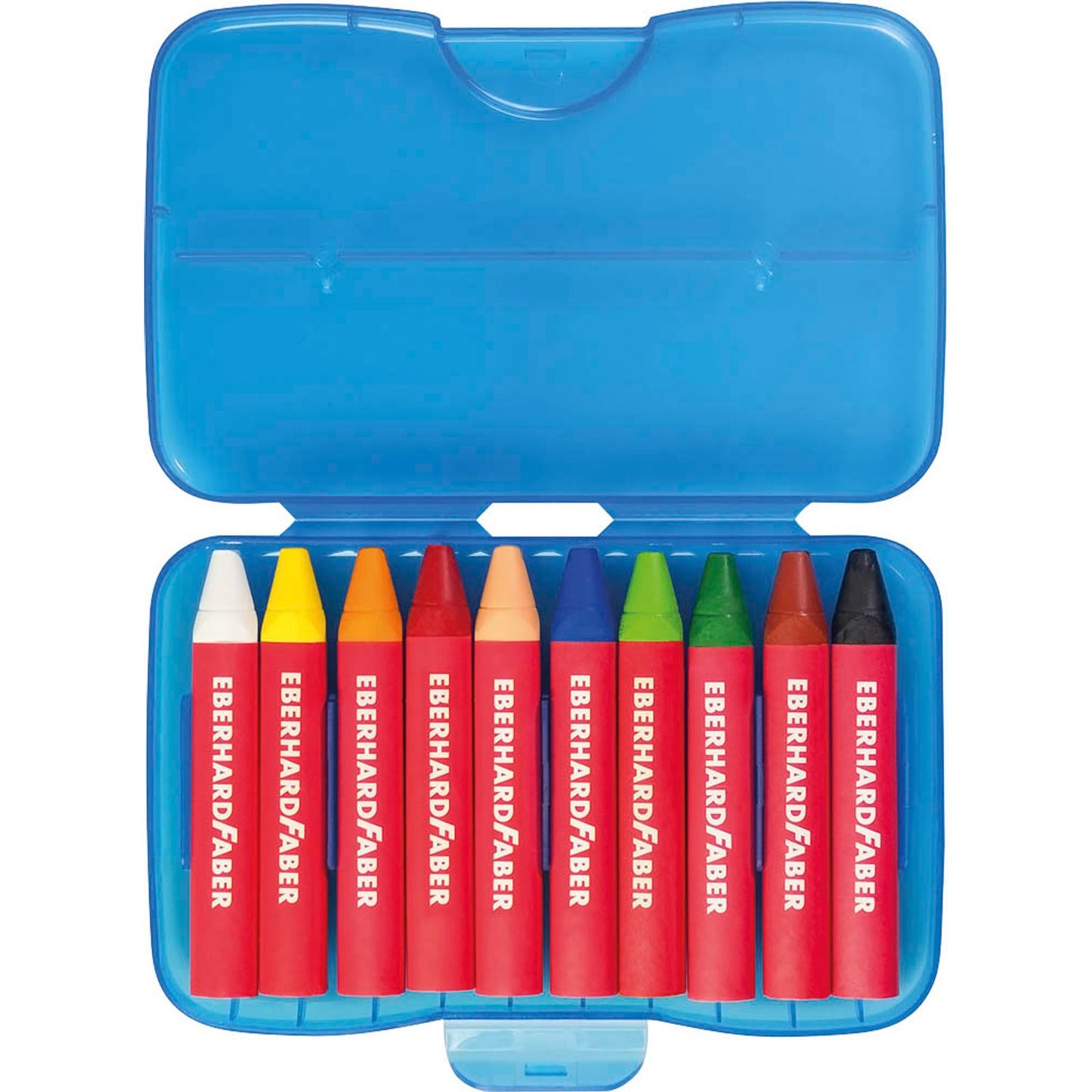 EBERHARD FABER Colori Wachsmalkreiden farbsortiert | 524011 | 1 Pack = 10 St.