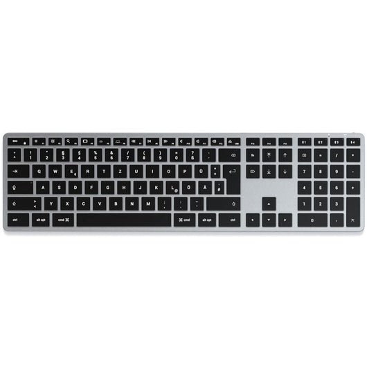 SATECHI SLIM X3 Tastatur kabellos grau, silber | ST-BTSX3M-DE