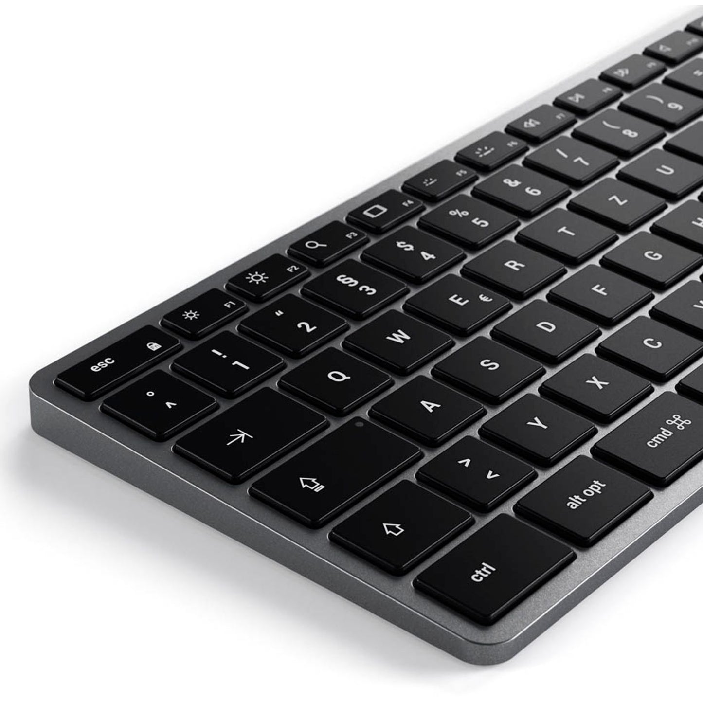 SATECHI SLIM W3 Tastatur kabelgebunden grau, silber | ST-UCSW3M-DE
