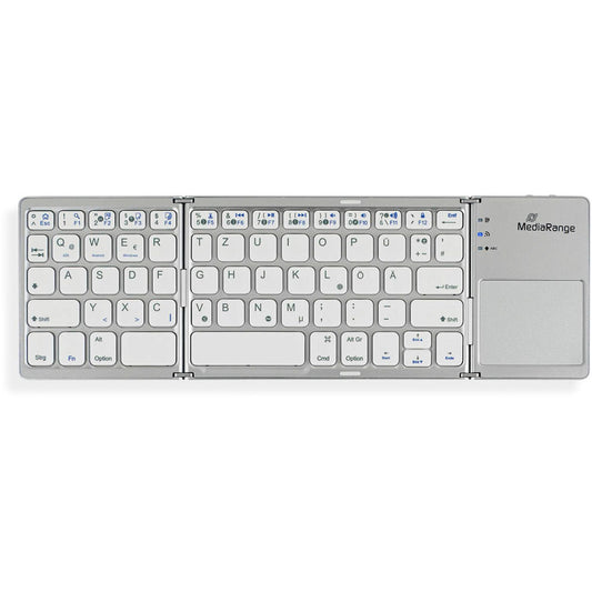 MediaRange Tastatur kabellos silber | MROS133