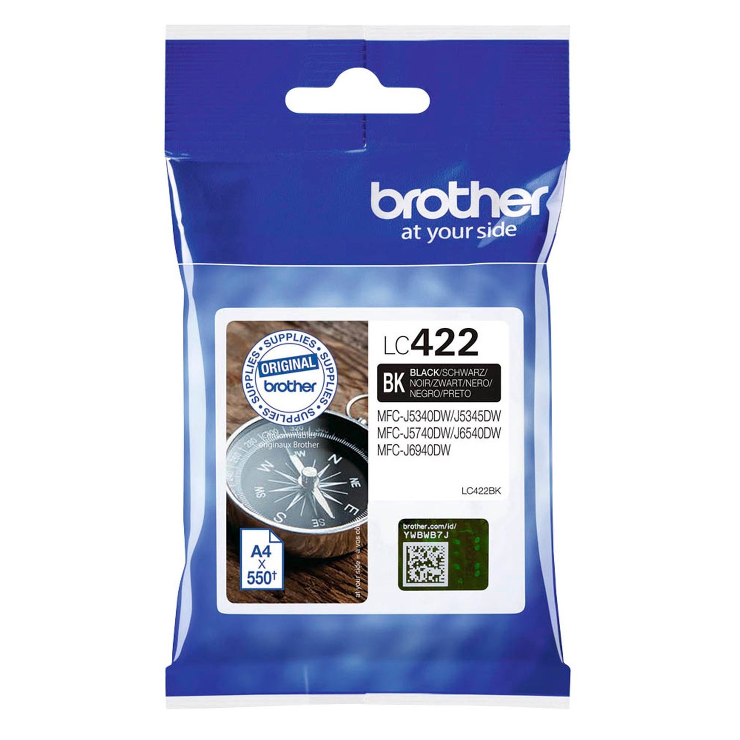 brother LC-422BK schwarz Druckerpatrone | LC422BK