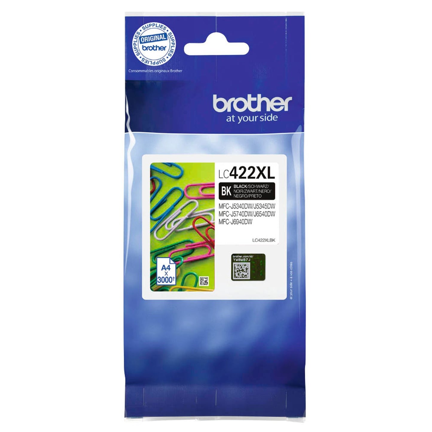 brother LC-422XLBK schwarz Druckerpatrone | LC422XLBK