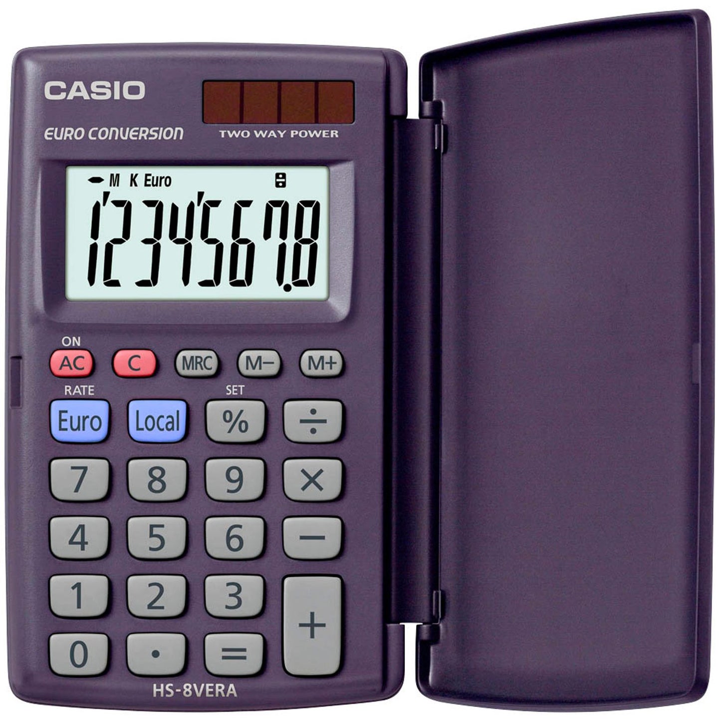 CASIO Taschenrechner dunkelblau | HS-8VERA