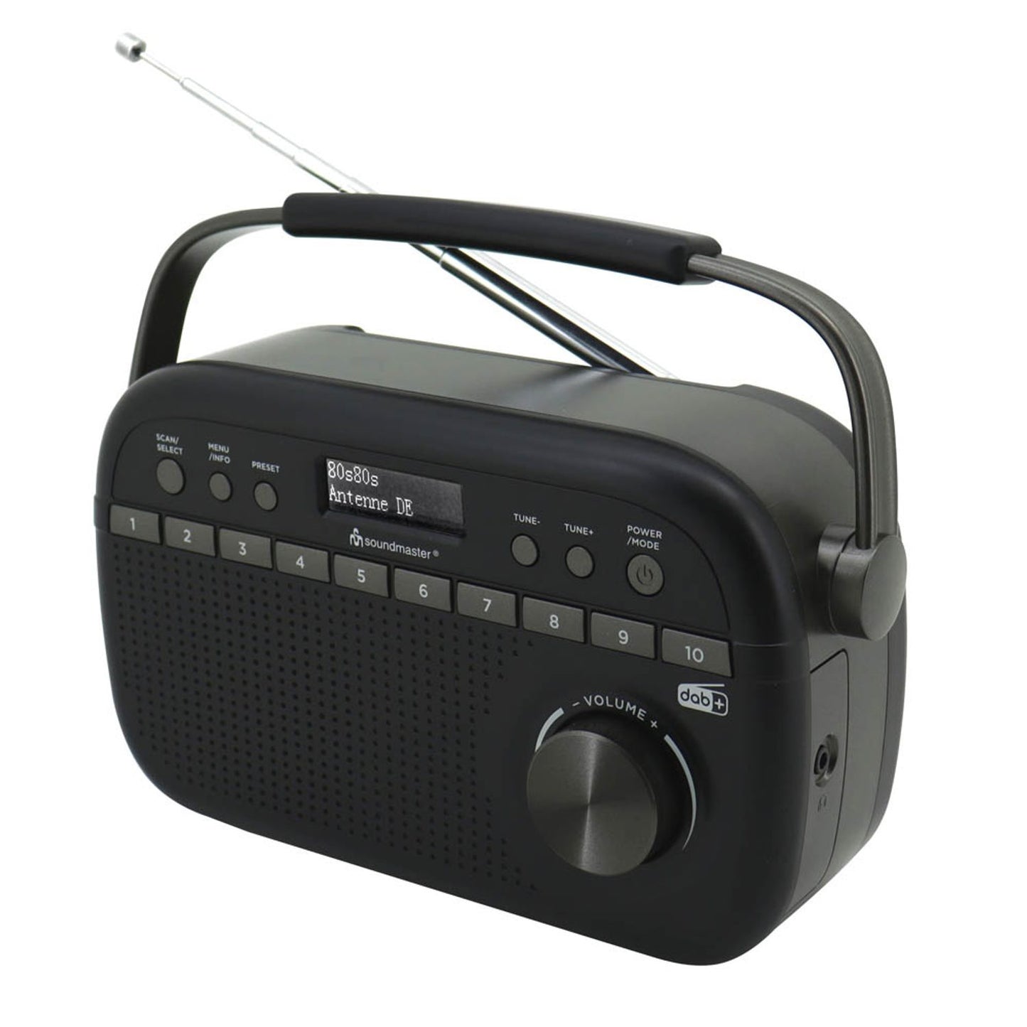 soundmaster DAB+ Empfänger schwarz | DAB280SW